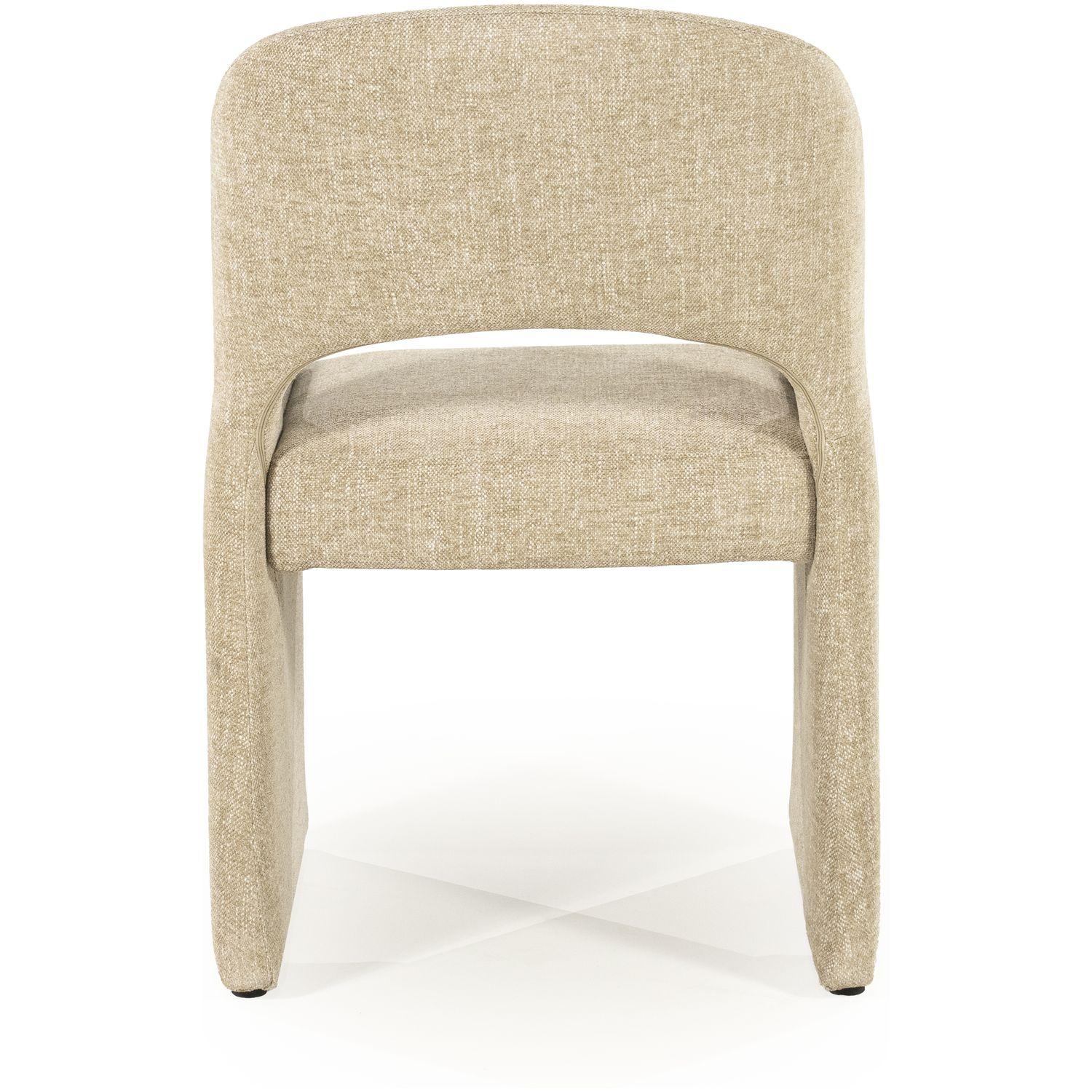 Design Polsterstuhl Serene Stoff taupe