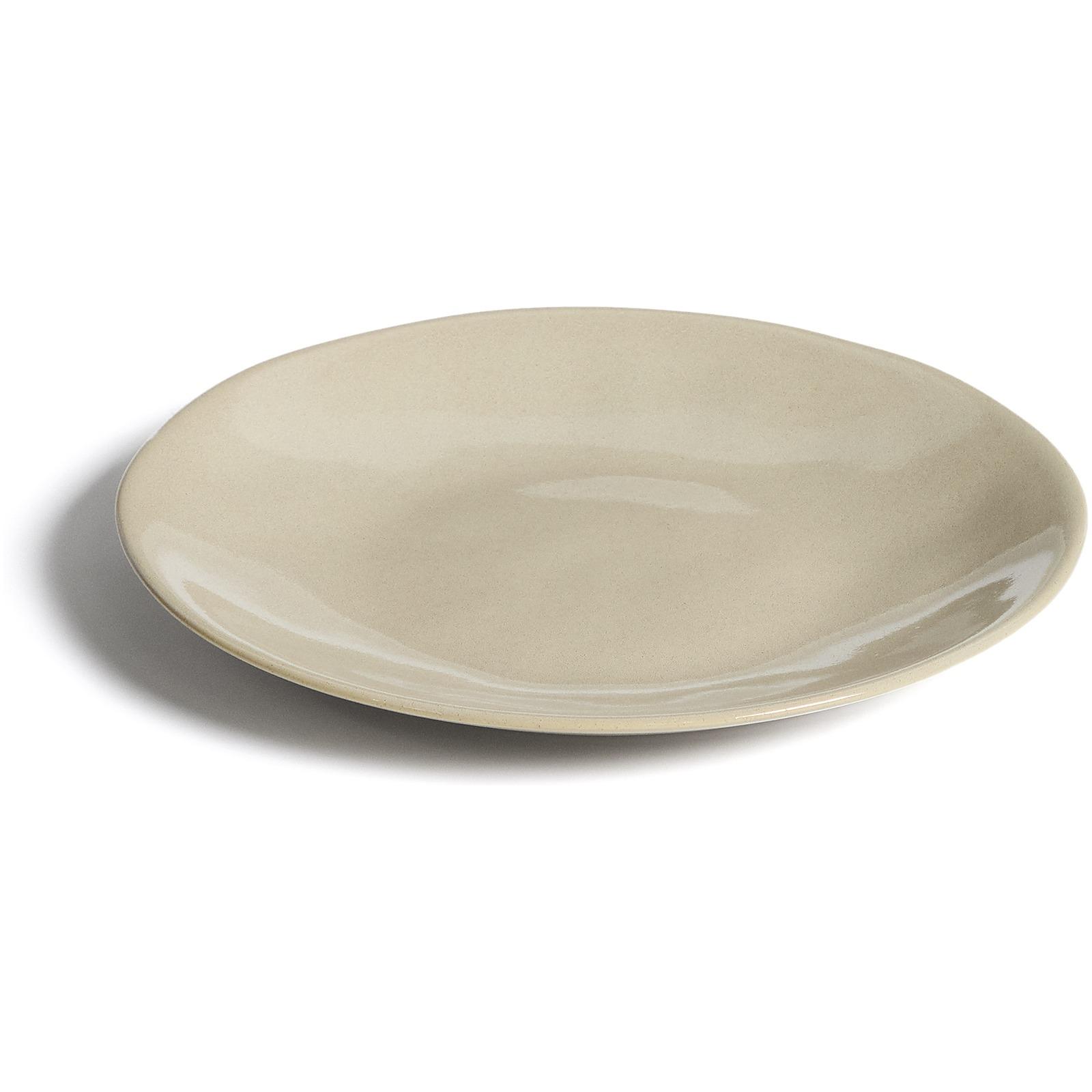 Dessertteller Aderno aus Keramik elfenbeinfarben