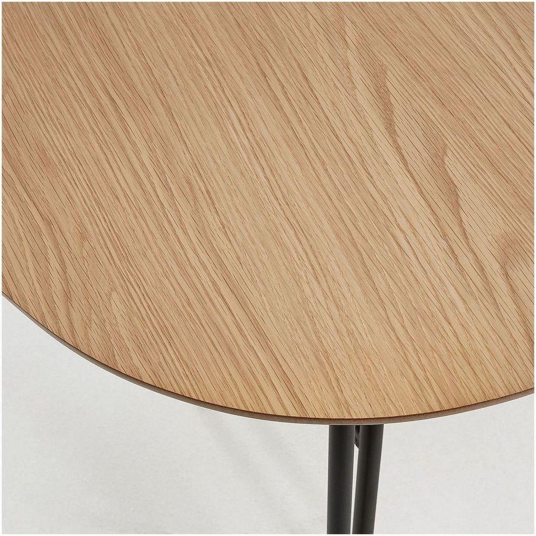 Esstisch ausziehbar Novac 140-220x90 Eichenfurnier Stahlbeine