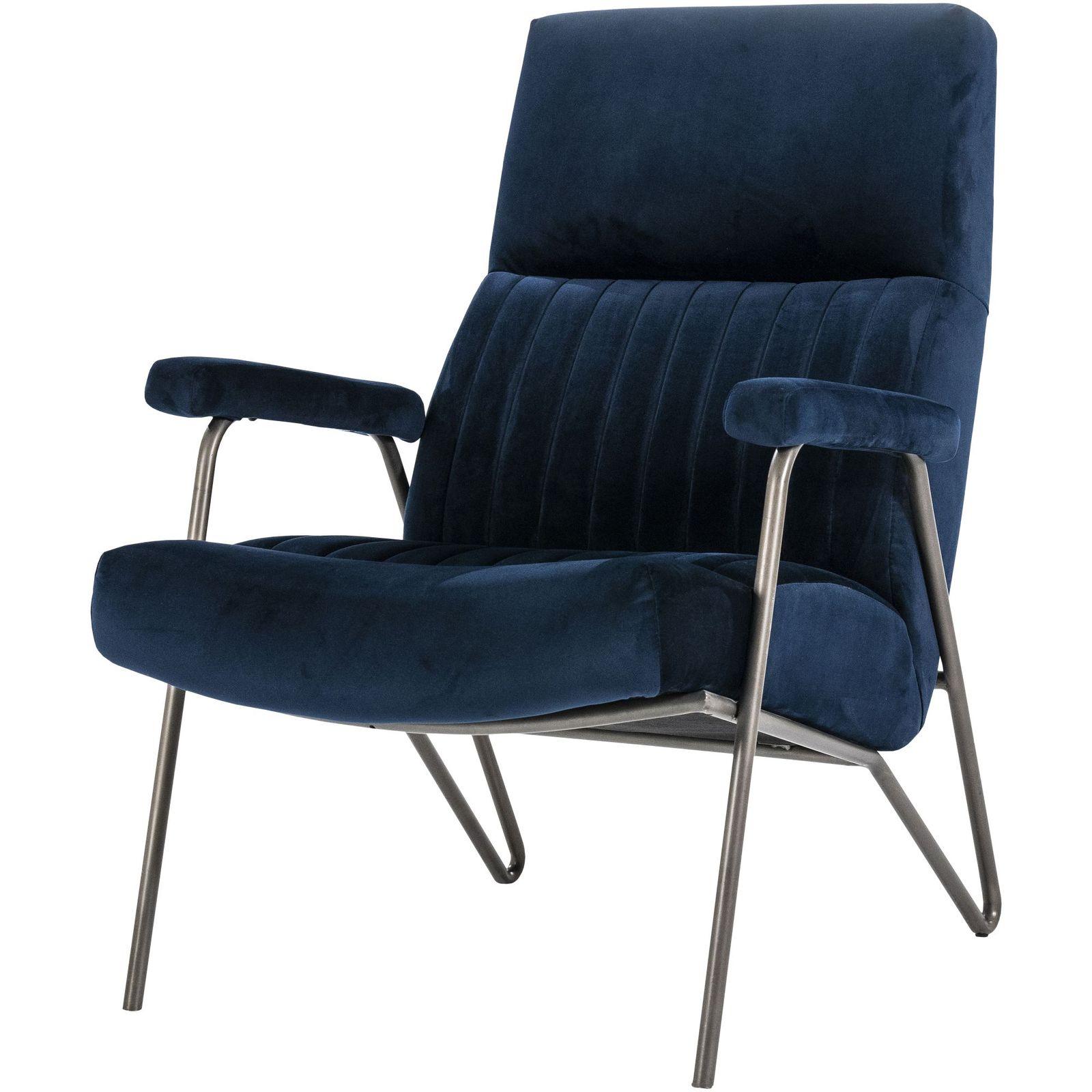 Armlehnsessel Bruce blau