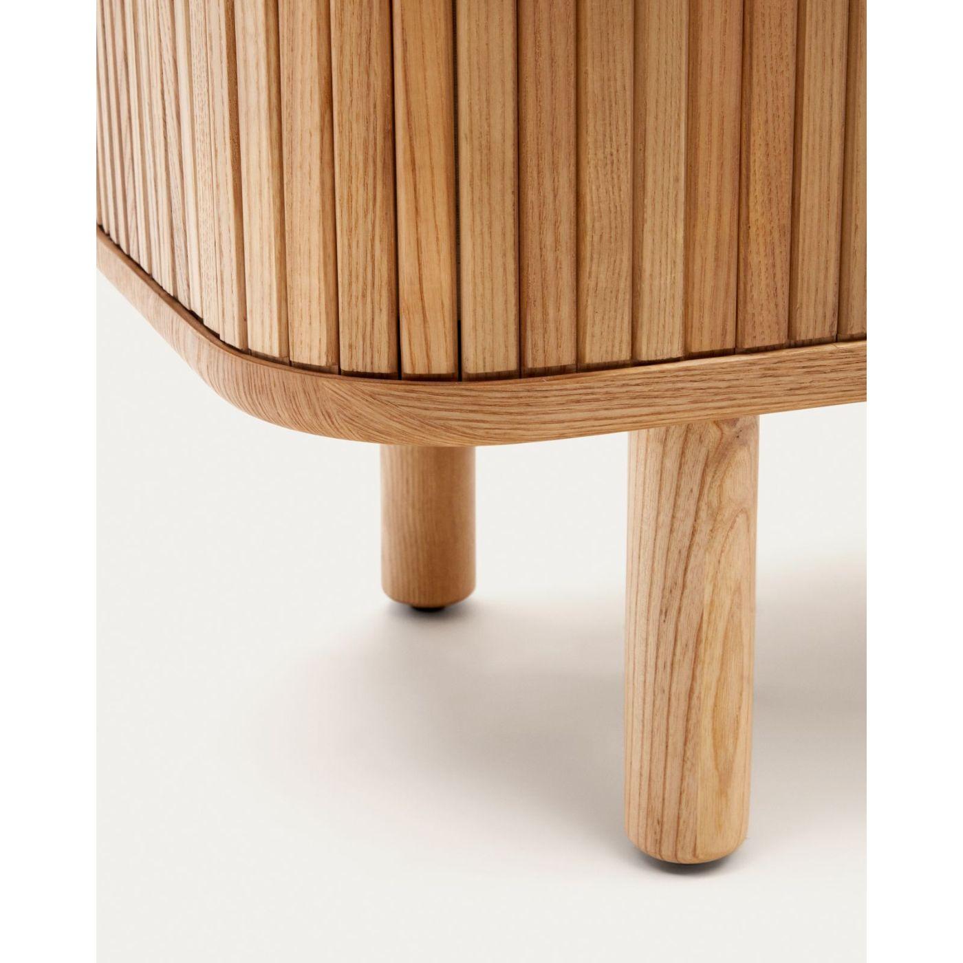 Highboard Mailen 2 Türen Eschenfurnier natur 110x160