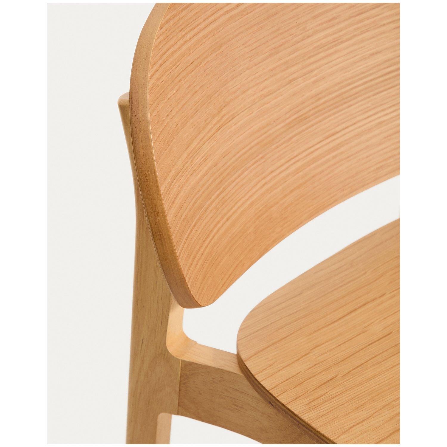 Barhocker Ludara aus Eichenfurnier 65 cm