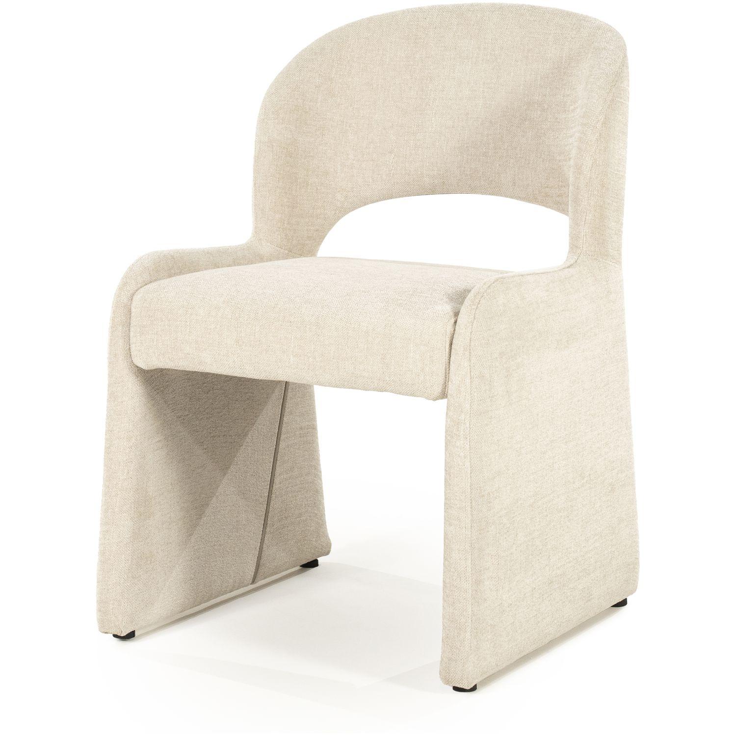 Design Polsterstuhl Serene Stoff beige