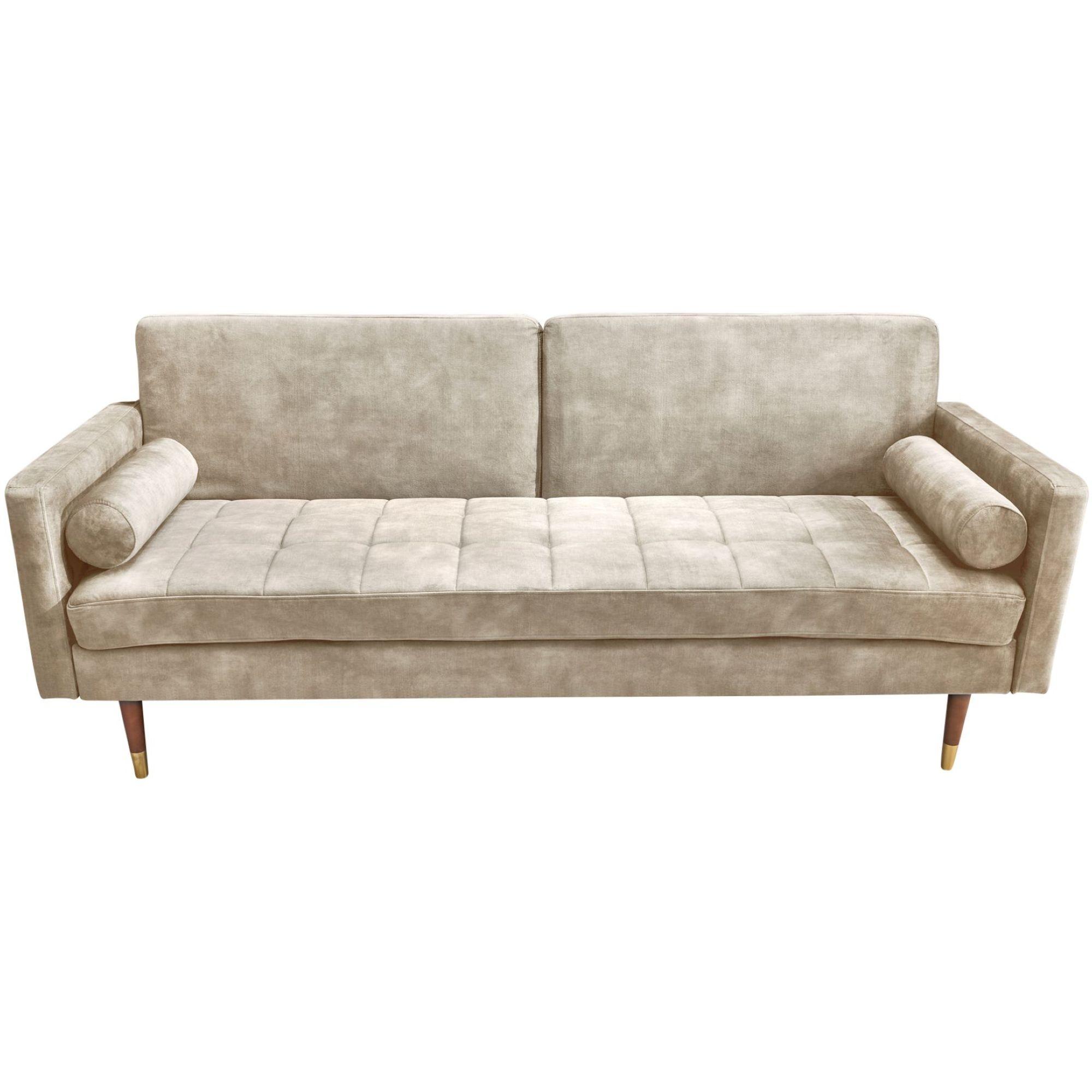 Bettsofa Cona Samt Champagner 195