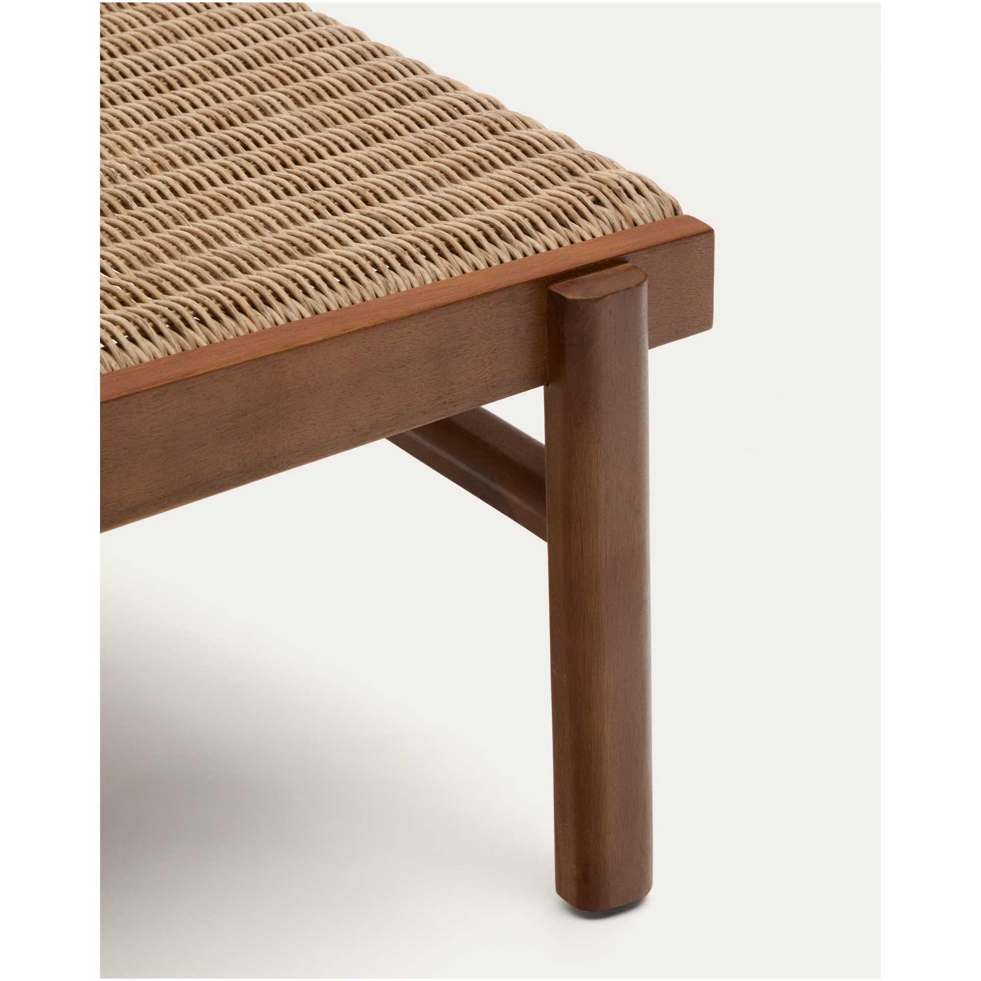 Gartensessel Sofa Itani Teakholz massiv synthetischem Rattan FSC 100%