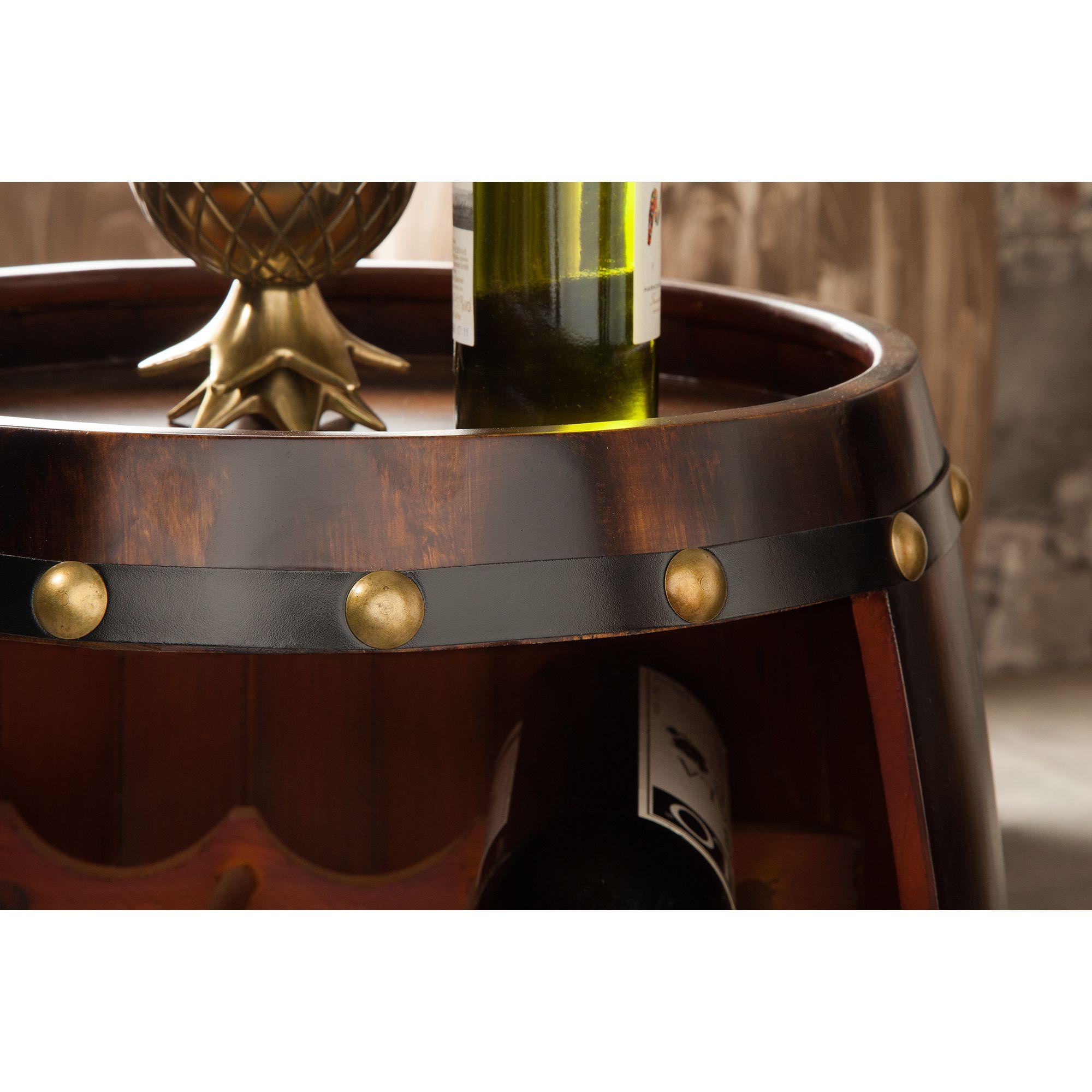 Weinfass Weinregal Winery 60cm coffee