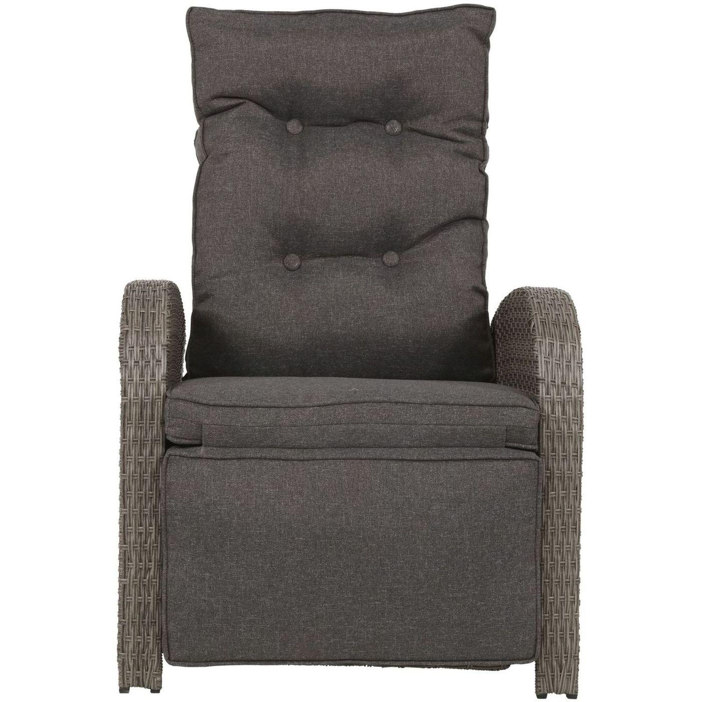 Poly Rattan Gartensessel Gruppe Melina (verstellbar)