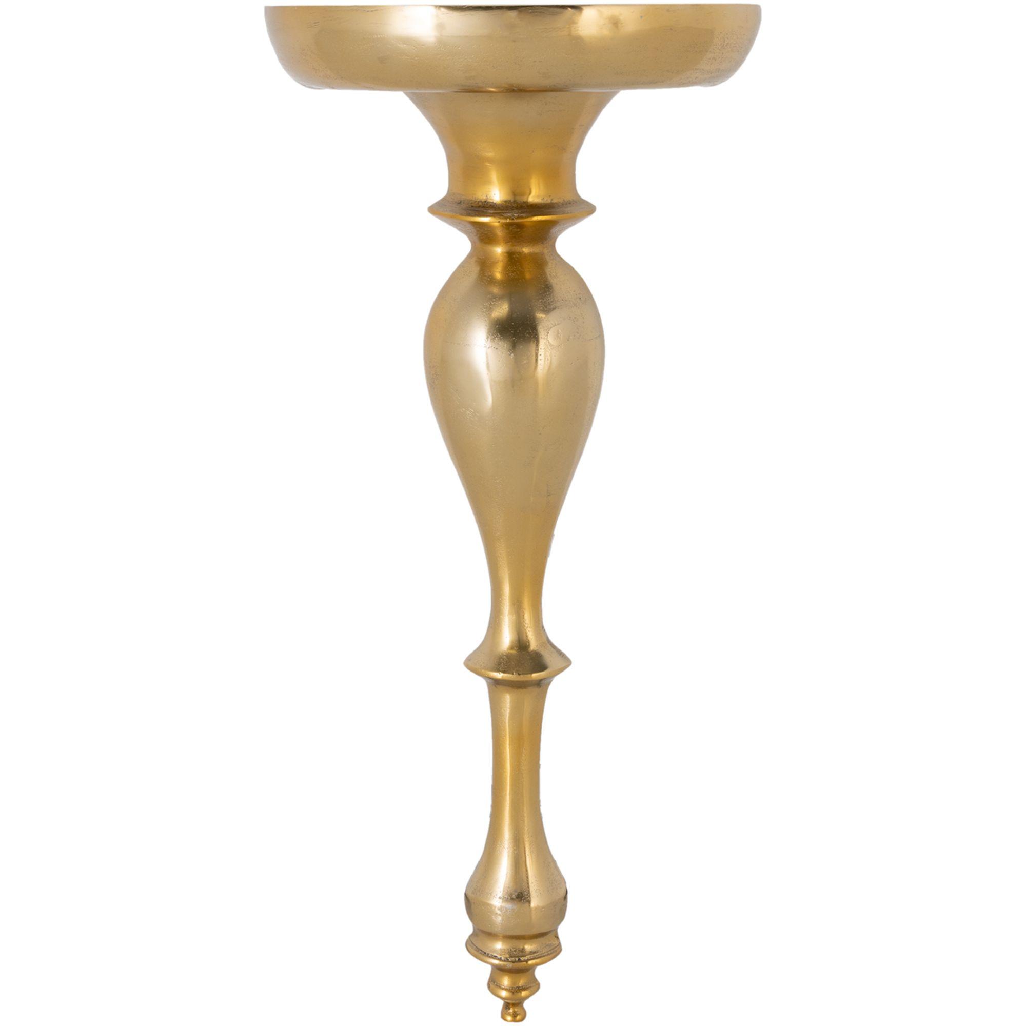 Wandkonsole Prestige Aluminium gold 80cm