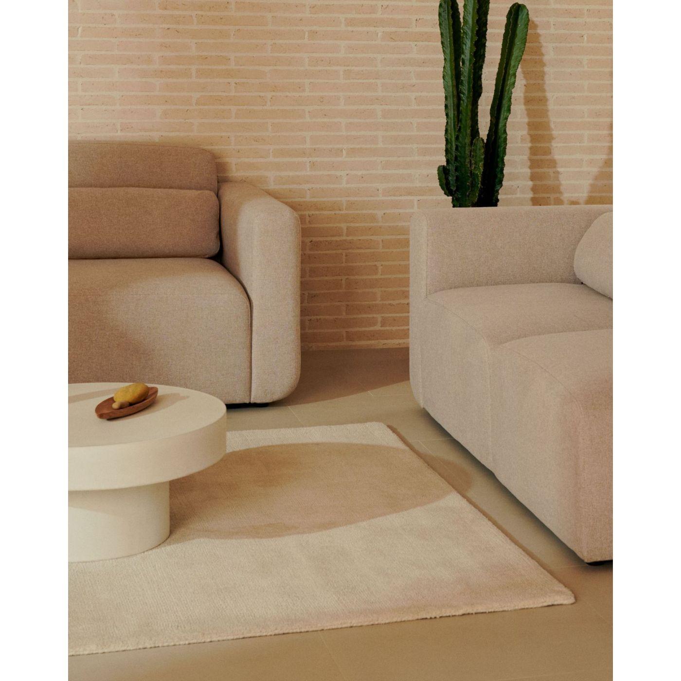 Empuries Teppich aus Polypropylen in Weiss 200x300