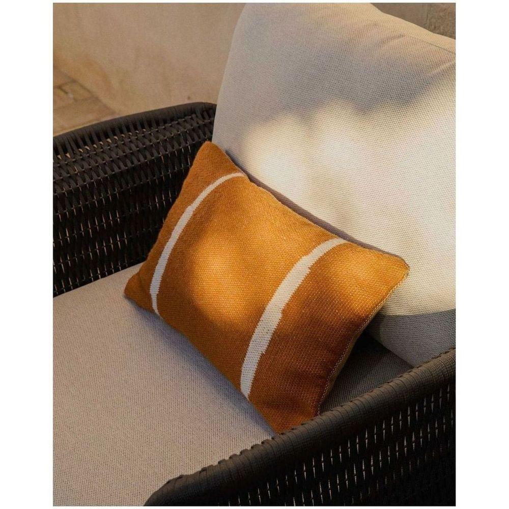 Kissenbezug Daila mit Ikat-Muster 100% PET orange 30x50