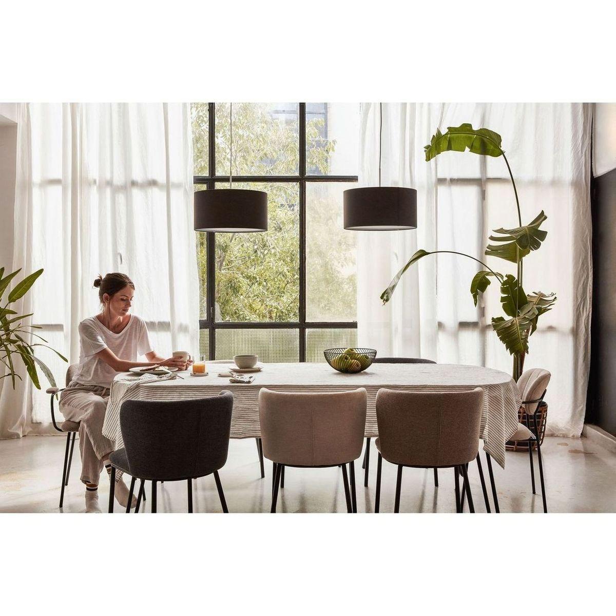 Esstisch ausziehbar Novac 170-320x100 Eichenfurnier Stahlbeine