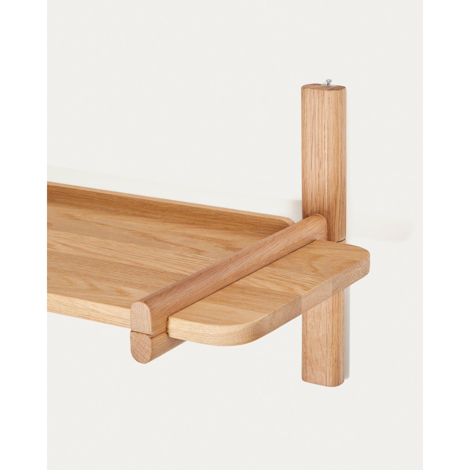 Wandregal 90 Modular Sitra Eichenholz massiv natur 1er
