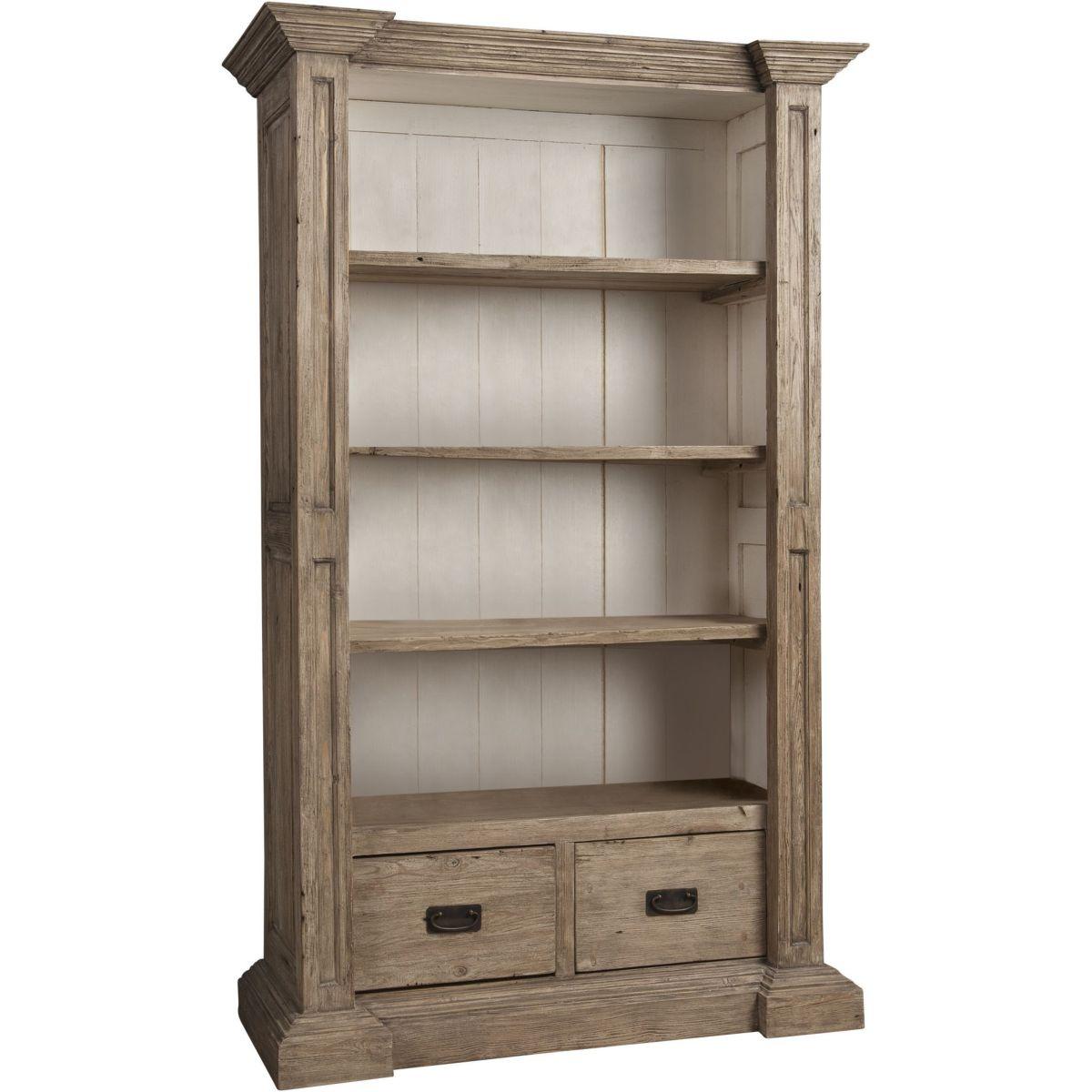 Bücherregal Cavaillon 120x200 recyceltes Kiefernholz