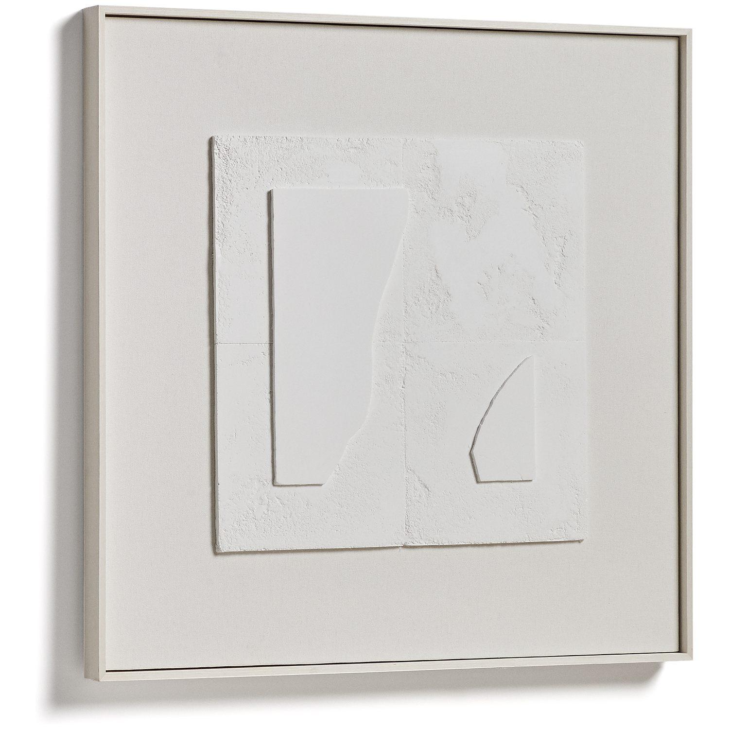 Abstraktes Bild Gadir I weiss 80x80