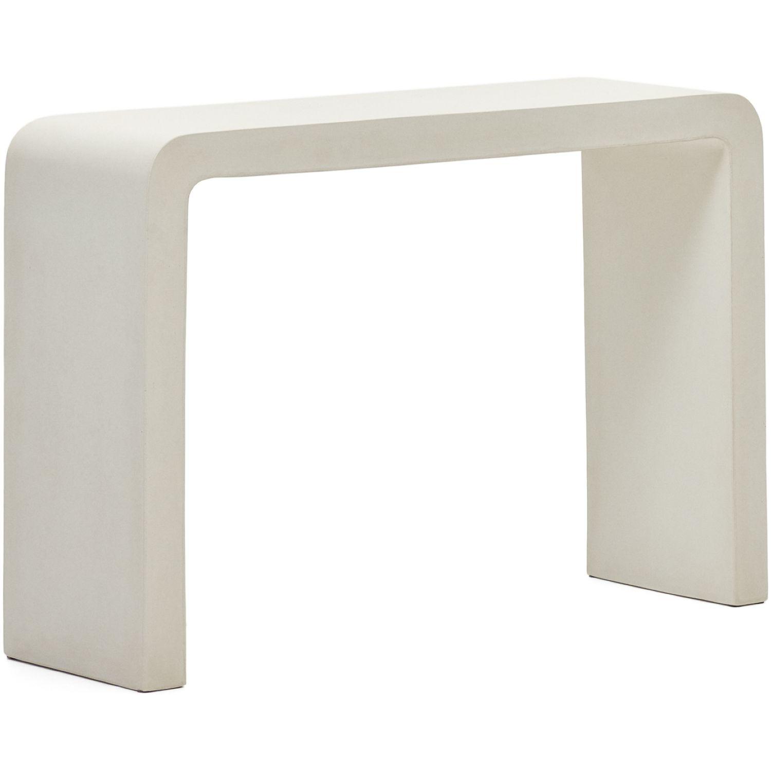Garten Konsole Aiguablava Zement weiss matt 120