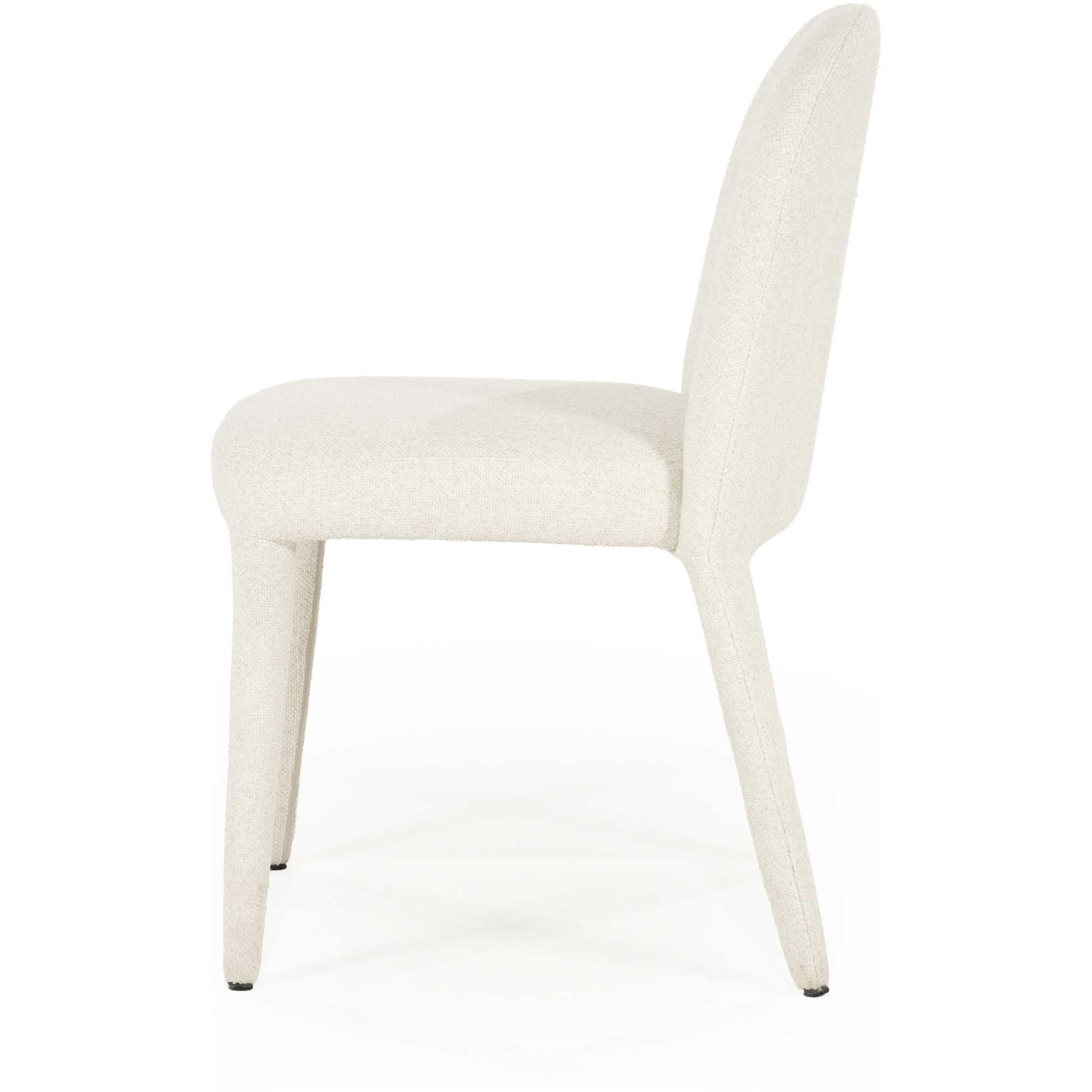 Design Polsterstuhl Toscane Stoff beige