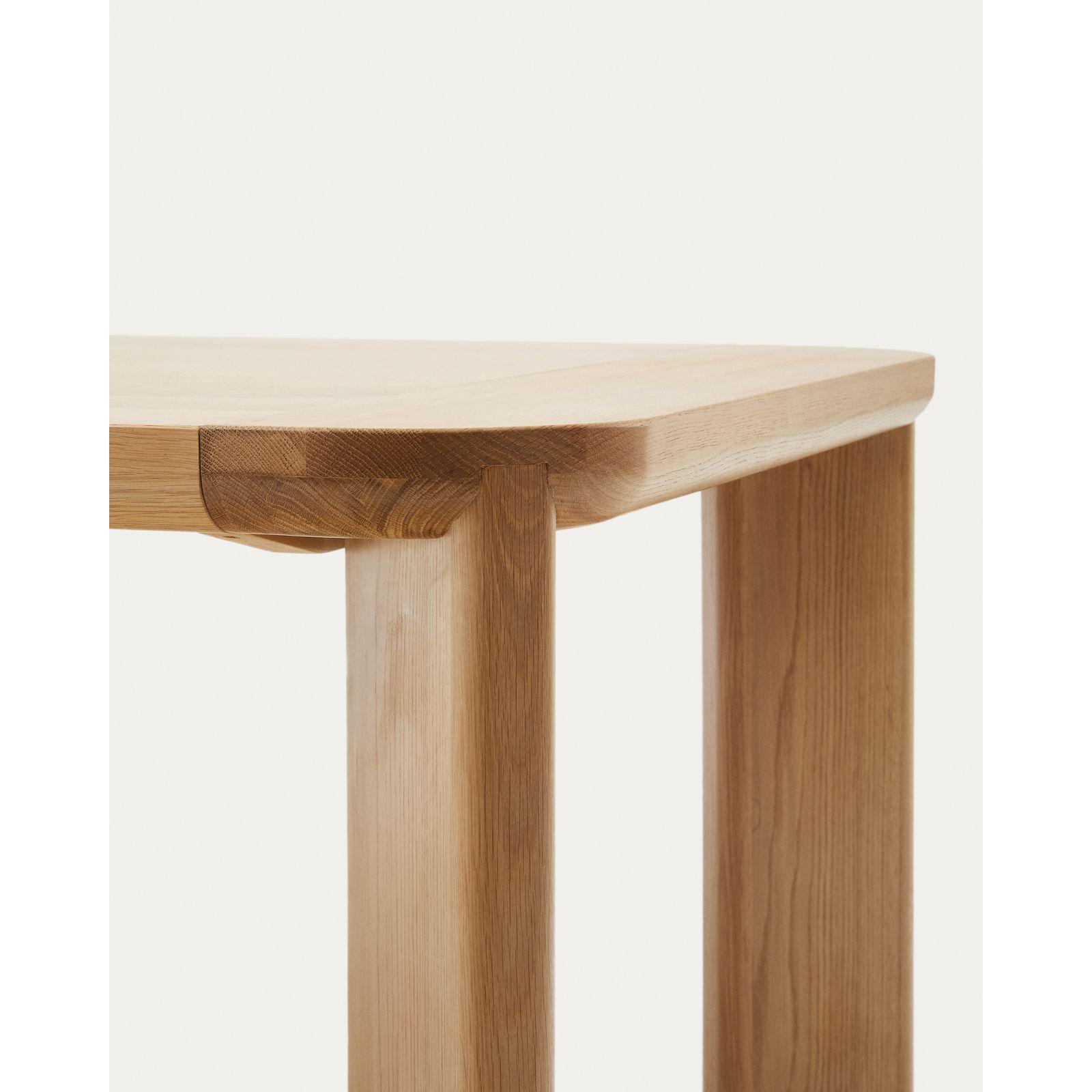 Esstisch Ausziehtisch Jondal Massivholz und Eichenfurnier natur 100 % FSC - Grösse: 205-285x100