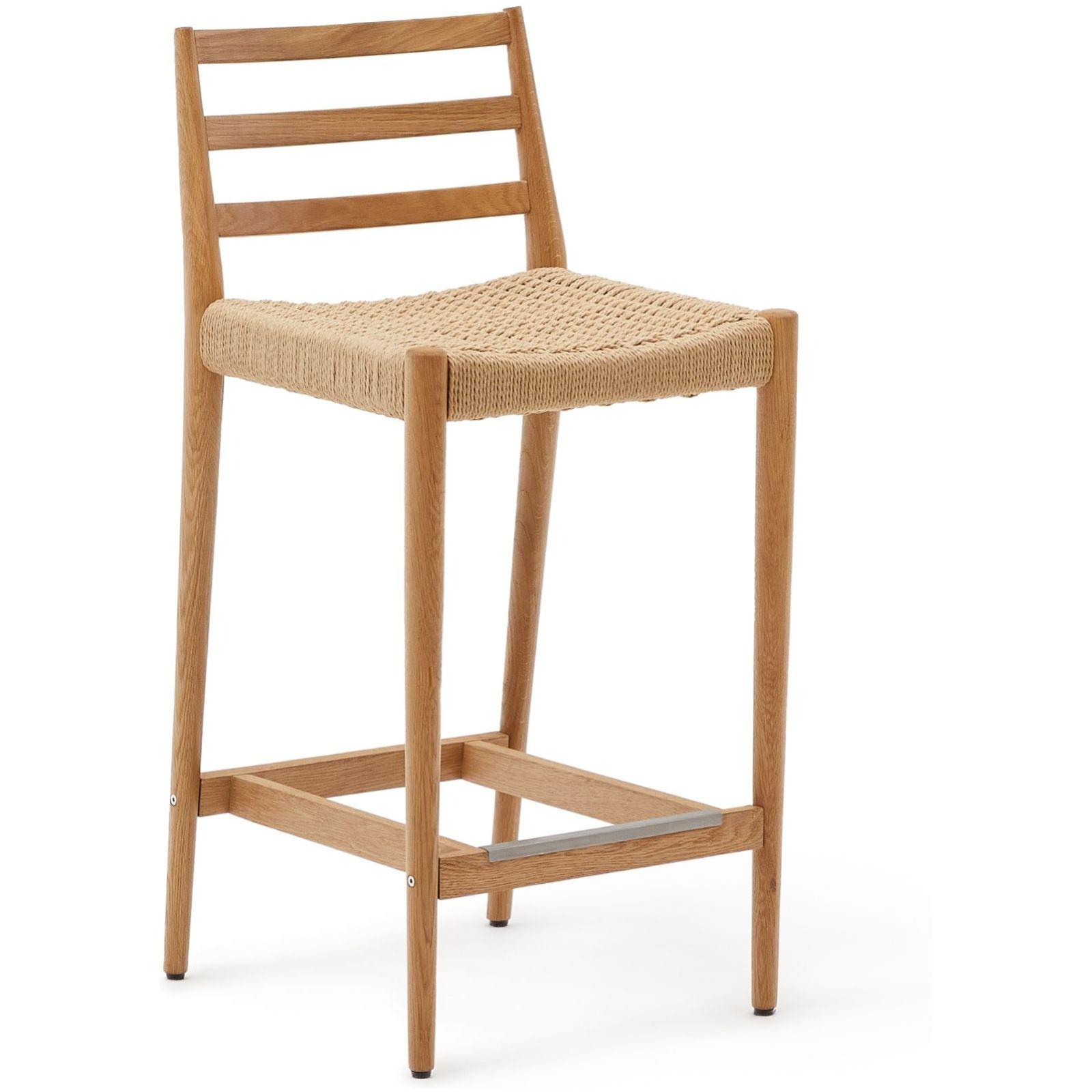 Barhocker Analy Eichenholz massiv natur Sitzhöhe 70 100% FSC