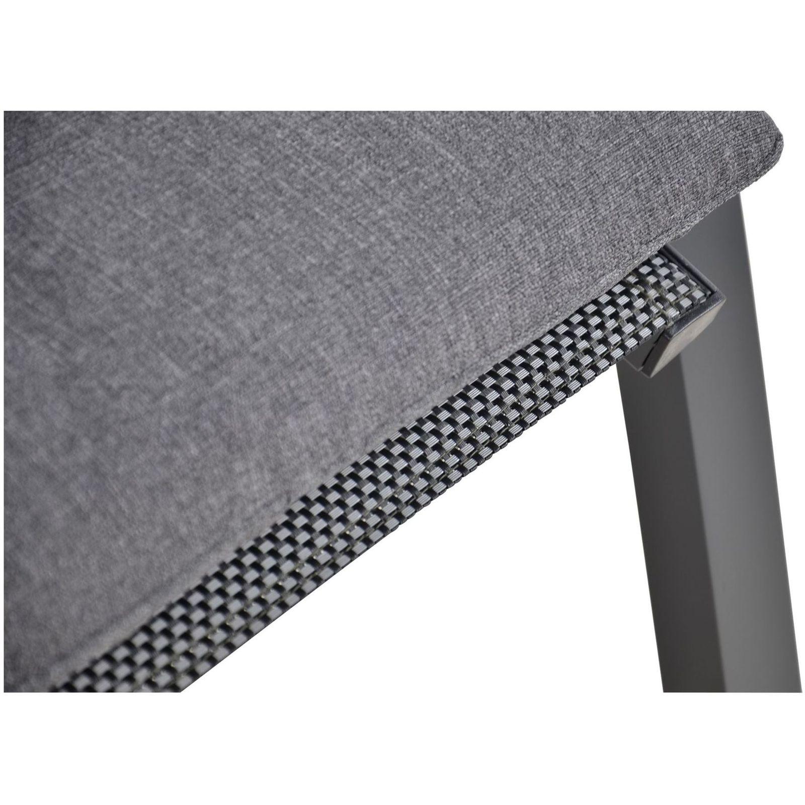Garten Fussablage Anni Aluminium grau (mit Funktion)