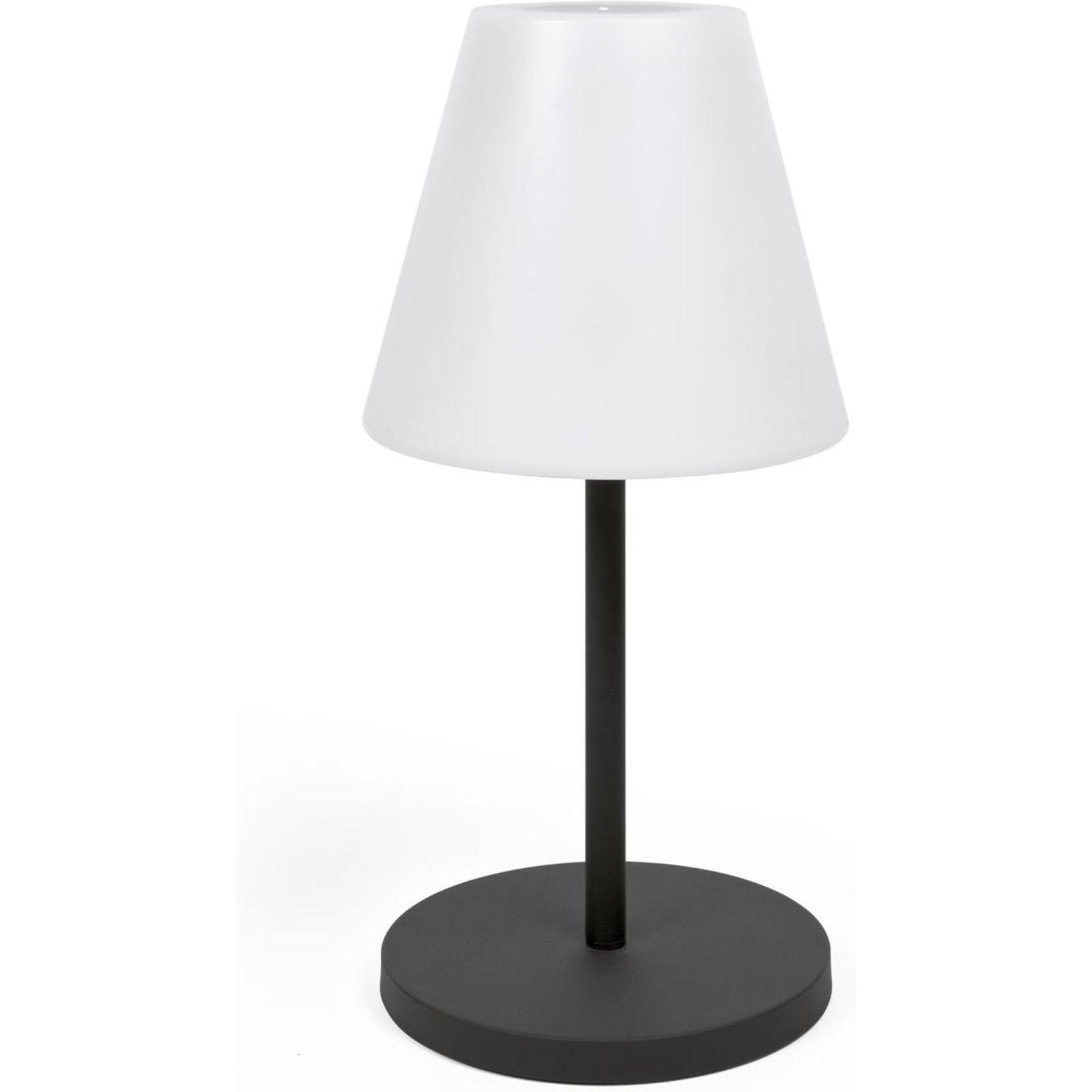 Garten Tischlampe Amy LED weiss-schwarz