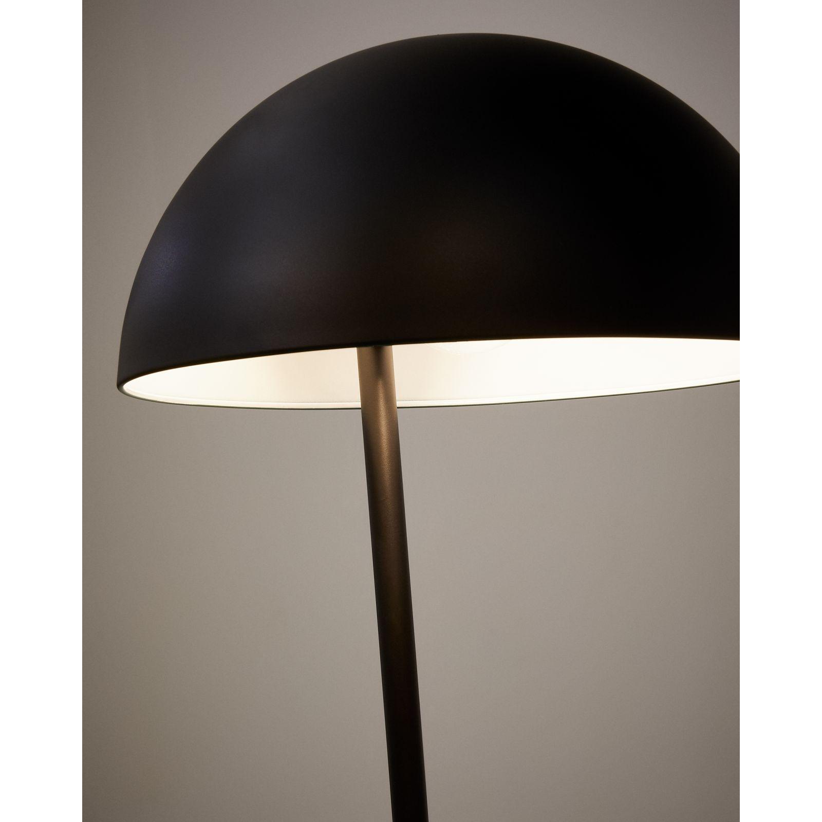Catlar Stehlampe aus Eschenholz und Metall mit schwarzem Lackfinish