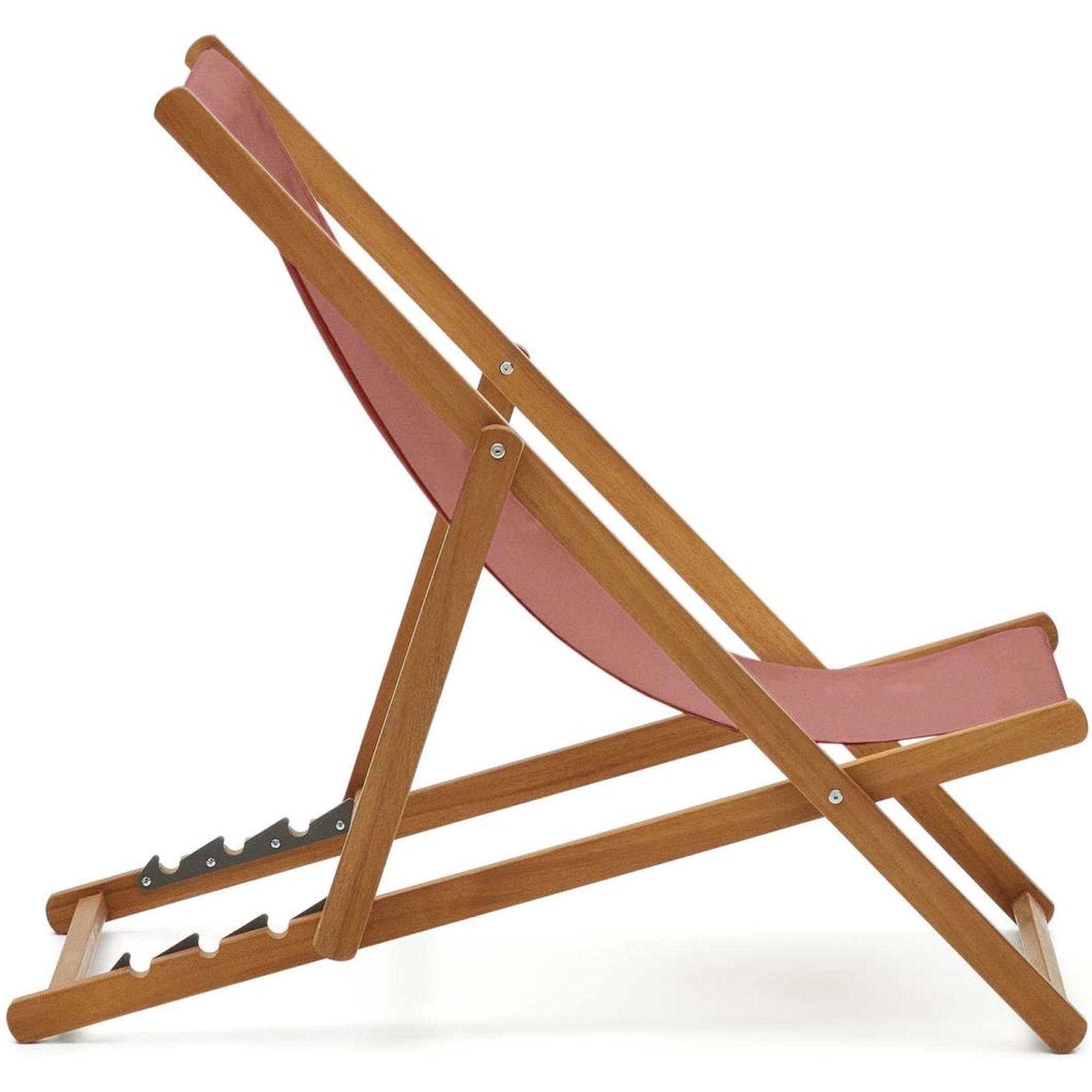 Liegestuhl Lounger terrakotta (verstellbar)