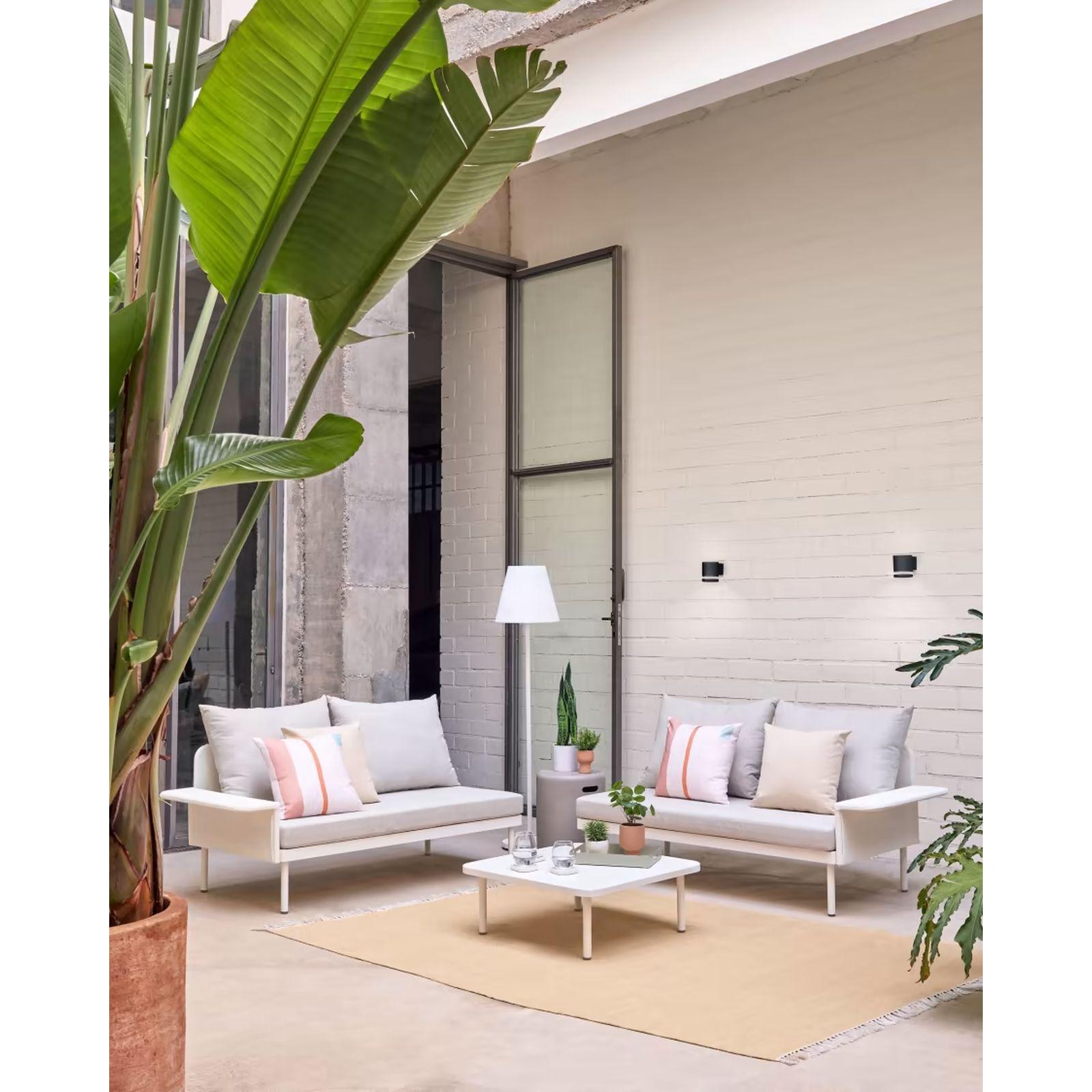 Garten Stehlampe Amy LED weiss