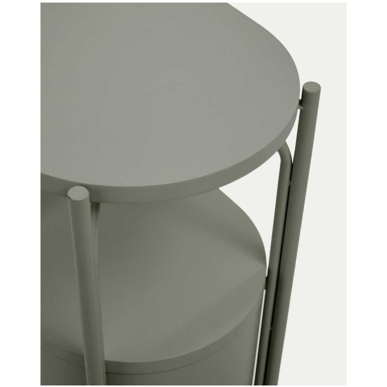 Badezimmermöbel Arely mit Stahlgestell und grün lackiertem MDF 60x40