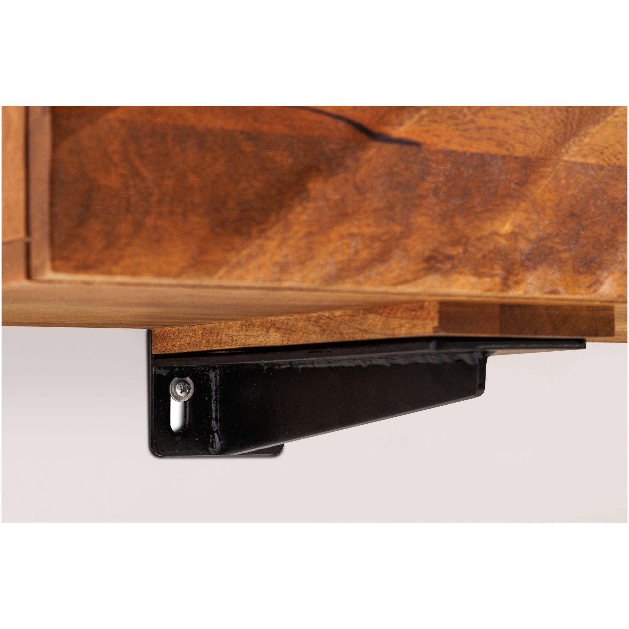 TV Wandmöbel Hängeschrank Vintage Baraya 160 braun Mango