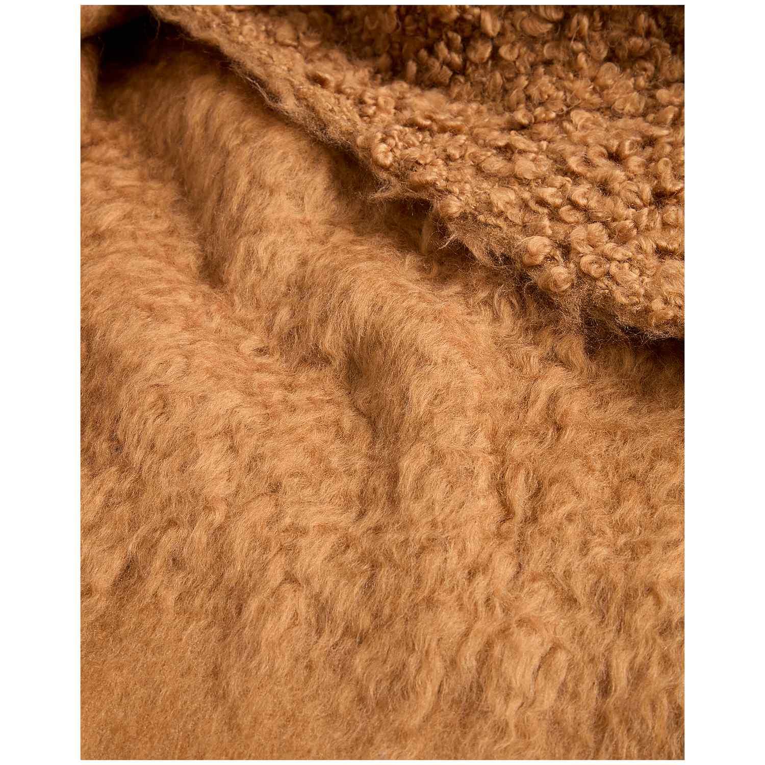 Decke Nemora aus Wollmischgewebe orange 130x170