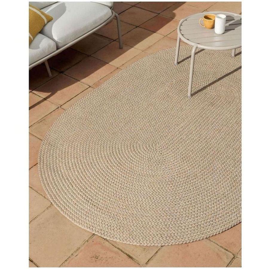 Gartenteppich oval Outdoor Despas Synthetikfaser ecru 200x300