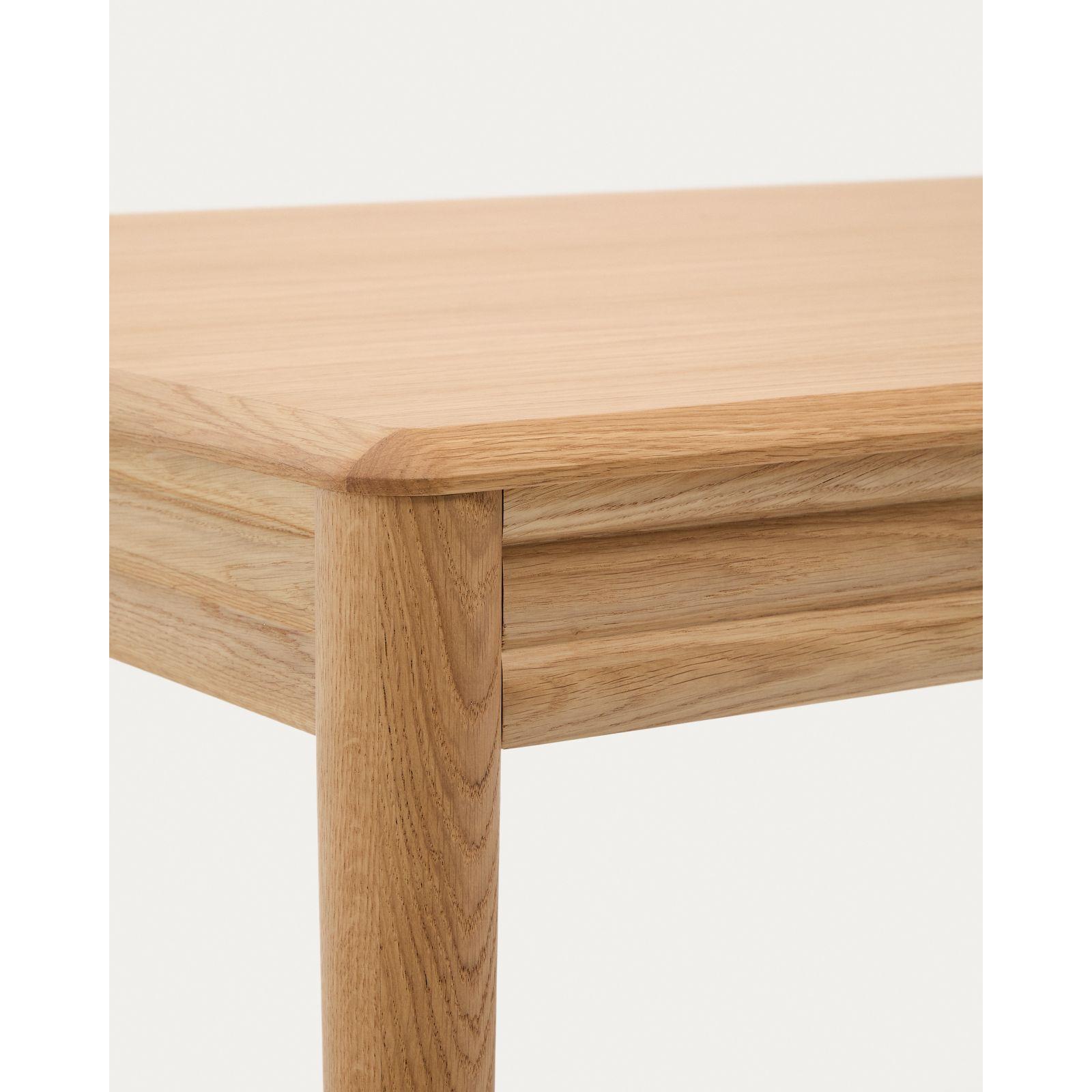 Esstisch ausziehbar Lenon Eichenholz natur - Grösse: 160-240x90