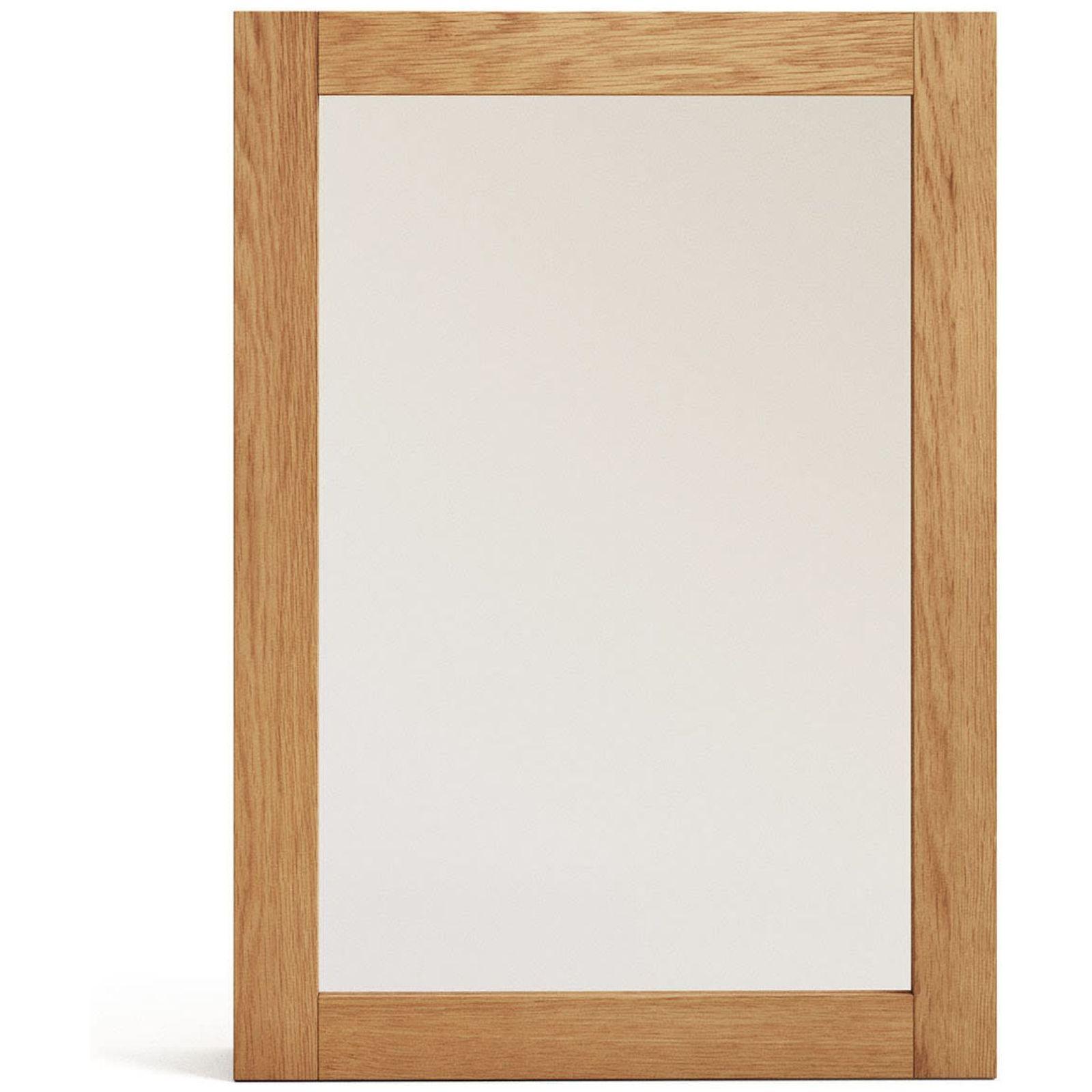 Badezimmerschrank mit Spiegel Plubia  aus massivem Teakholz 50x70