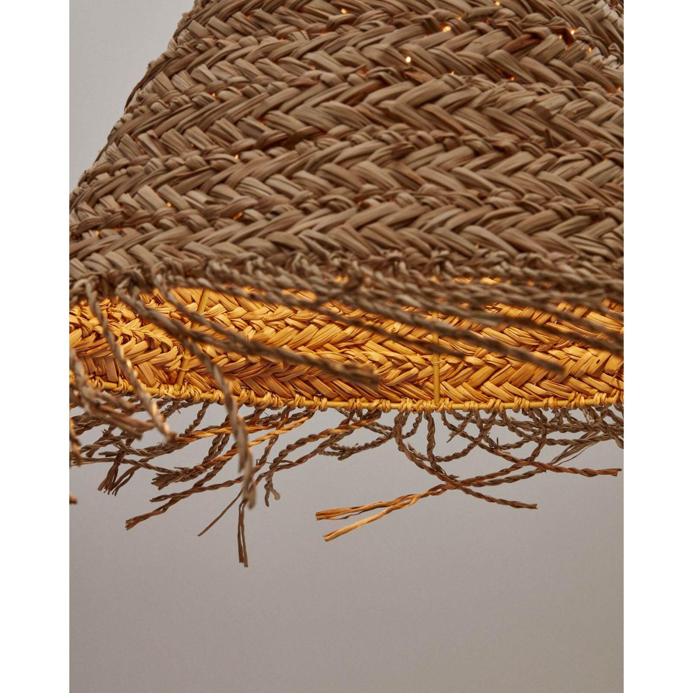 Fonteta Lampenschirm für Pendelleuchte aus Naturfasern mit natürlchem Finish Ø 40 cm