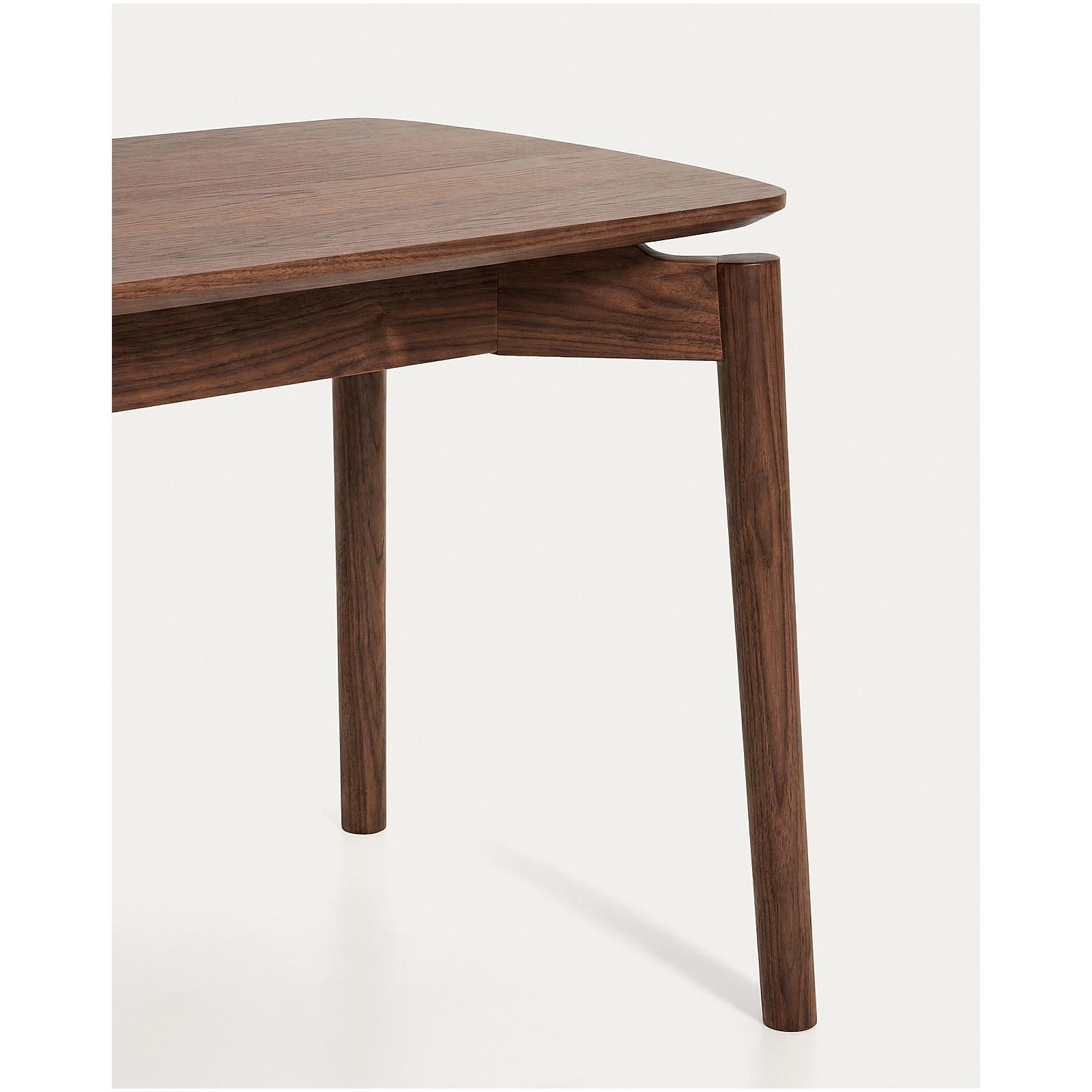 Bank Evera aus Eichenfurnier mit Nussbaumfinish 122 cm