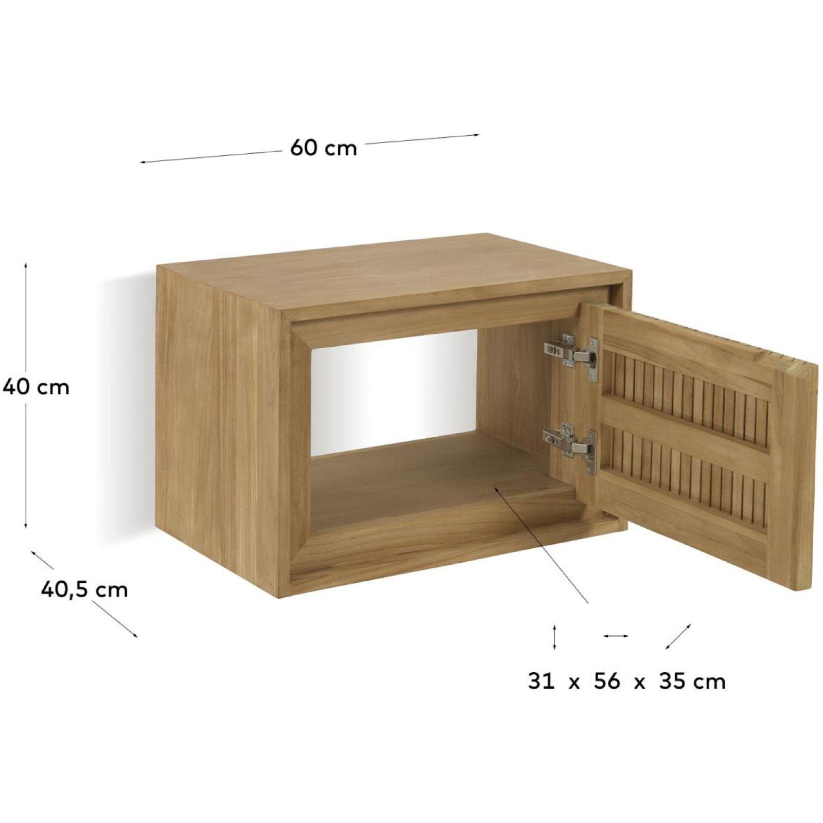 Badmöbel Taciana aus massivem Teakholz 60x40