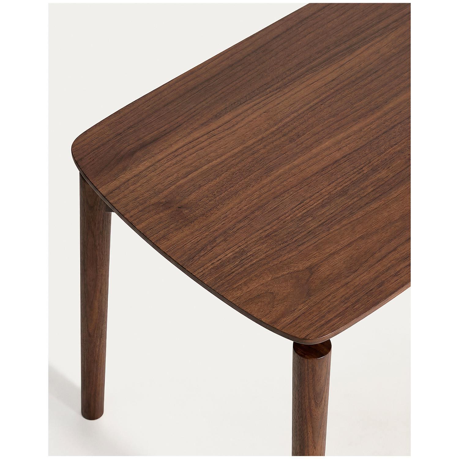 Bank Evera aus Eichenfurnier mit Nussbaumfinish 122 cm