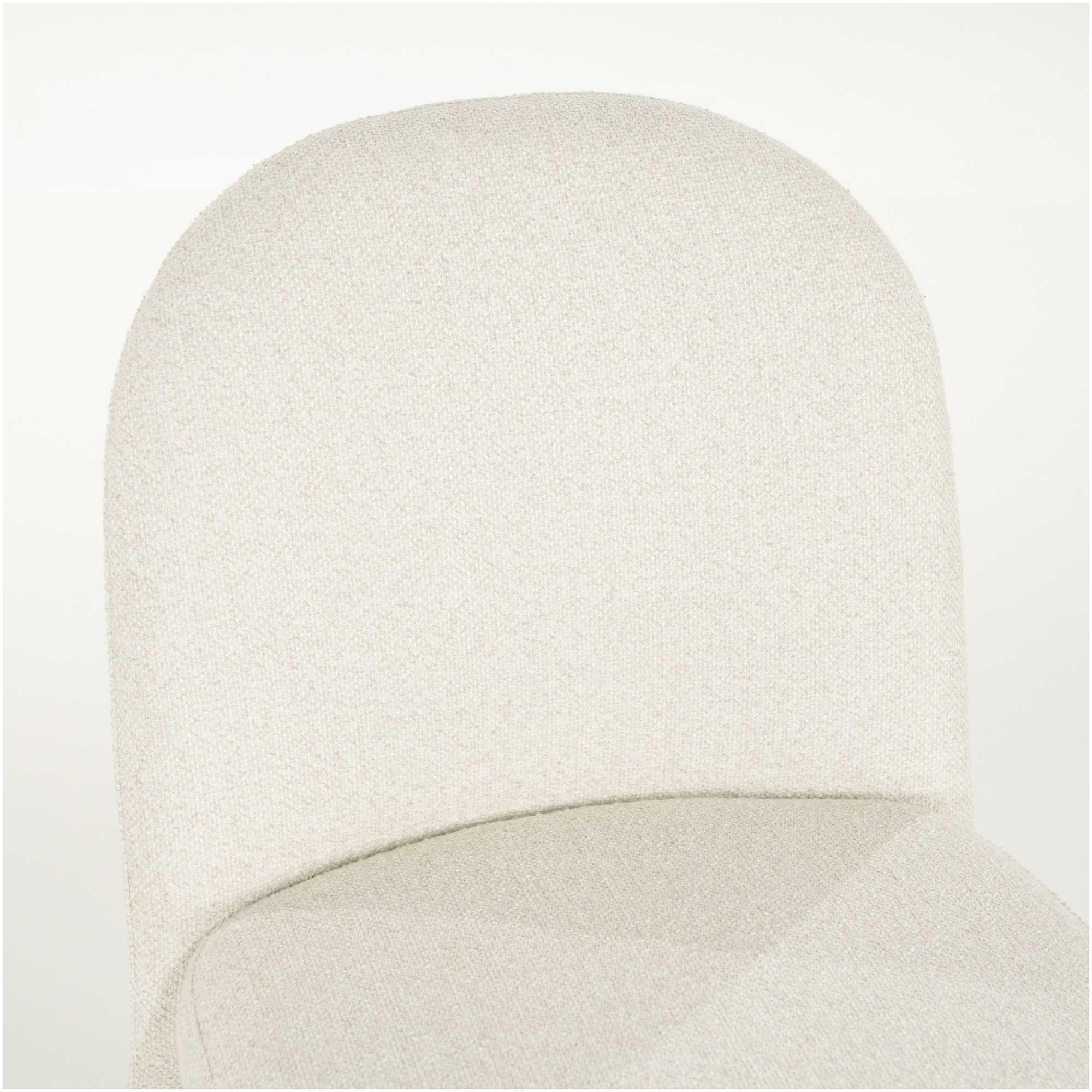 Design Polsterstuhl Toscane Stoff beige