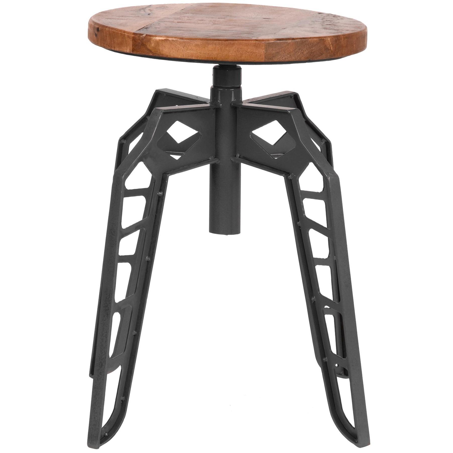 Hocker Iron Spider Grau 35x35