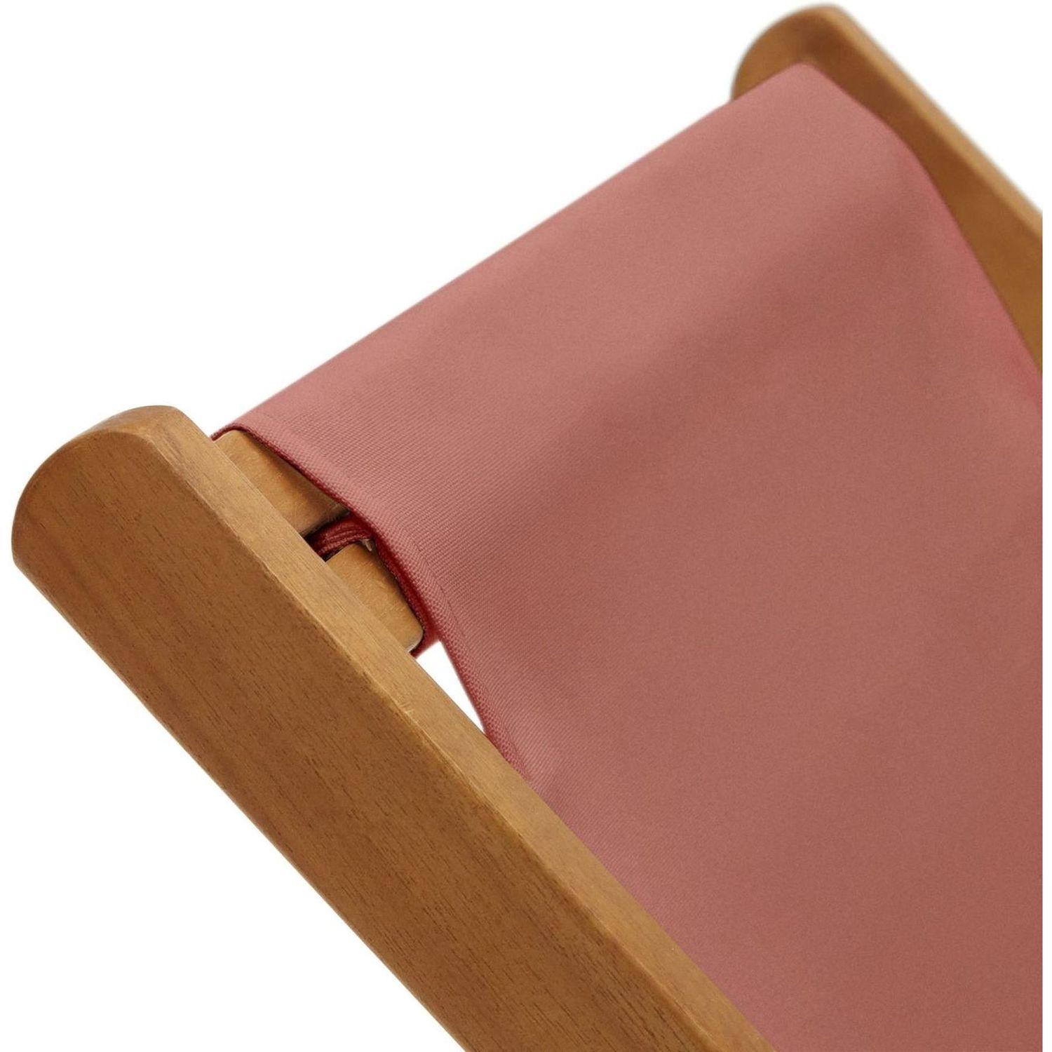 Liegestuhl Lounger terrakotta (verstellbar)