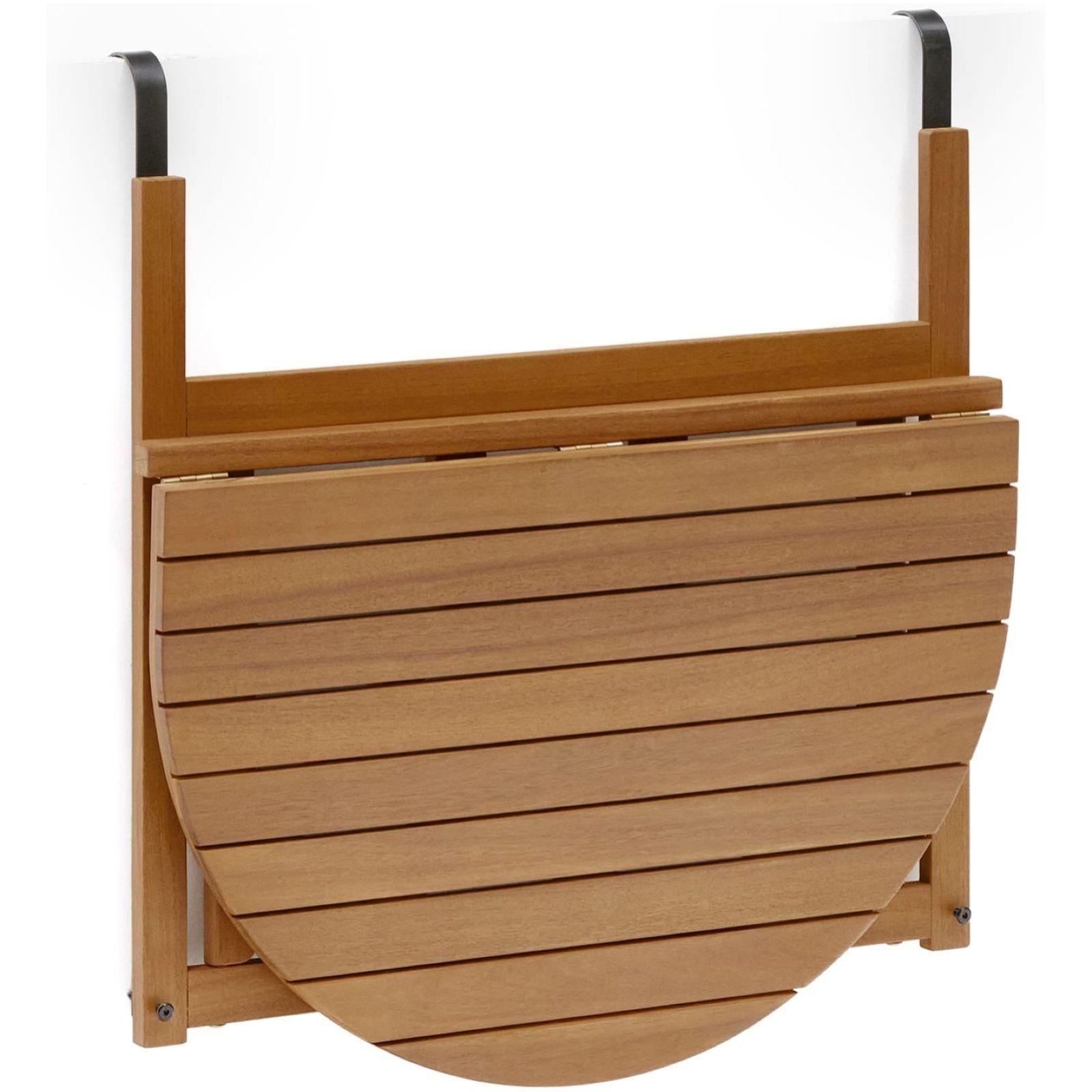 Wandtisch Klapptisch Amarilis Balkon aus massivem Akazienholz FSC 100% 50x70