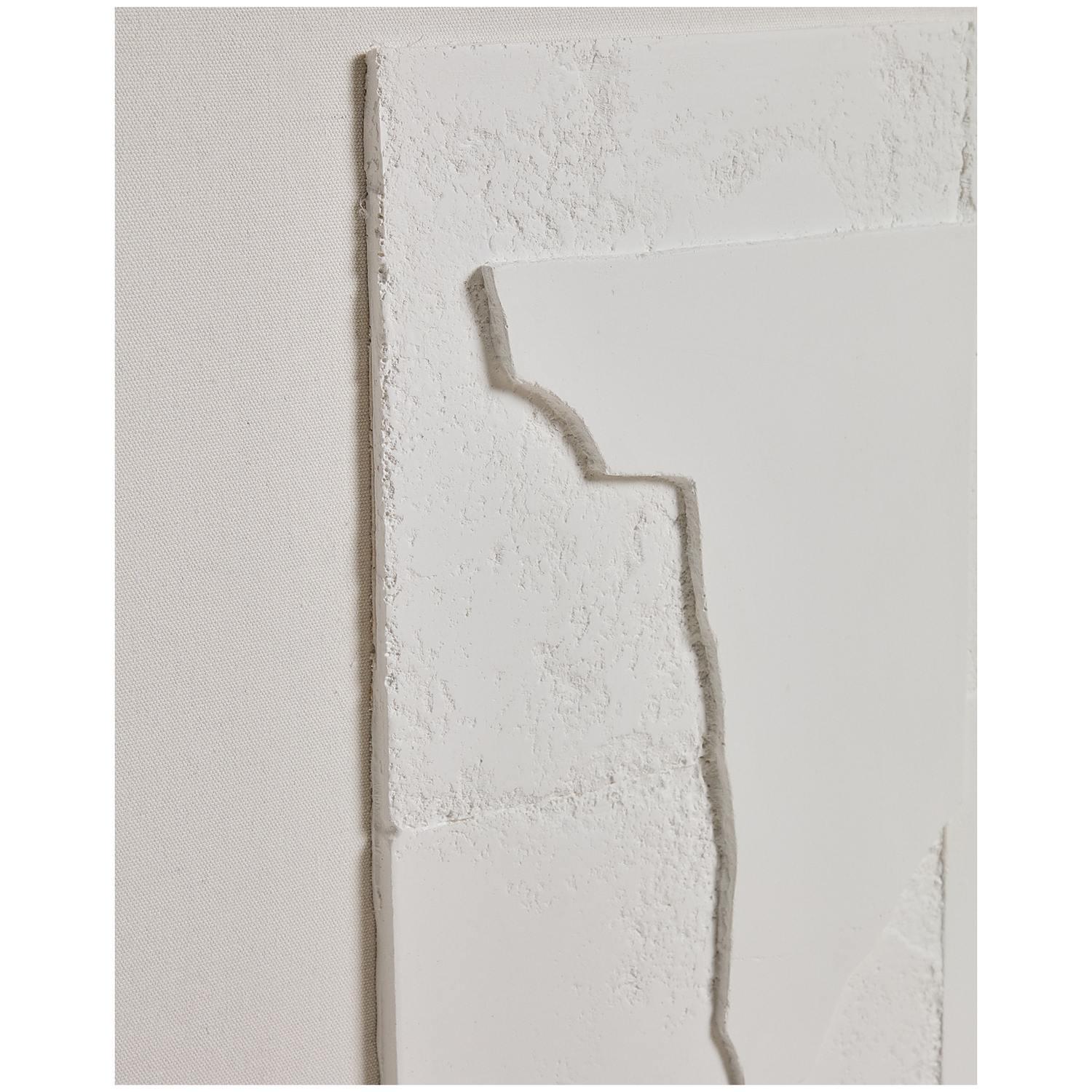Abstraktes Bild Gadir II weiss 80x80