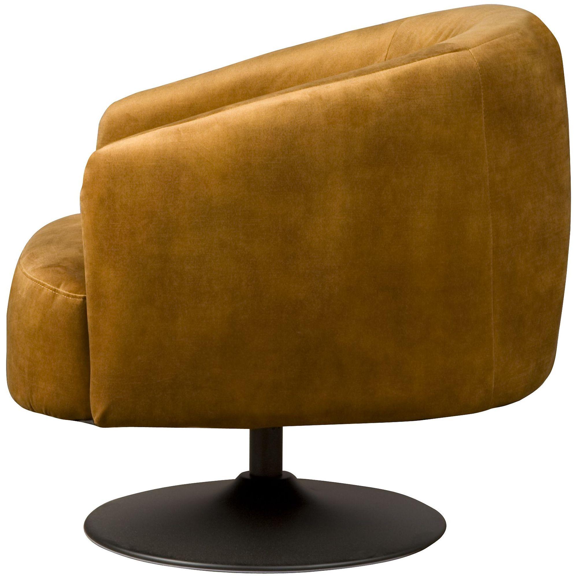 Armlehnsessel drehbar Casino gold gelb