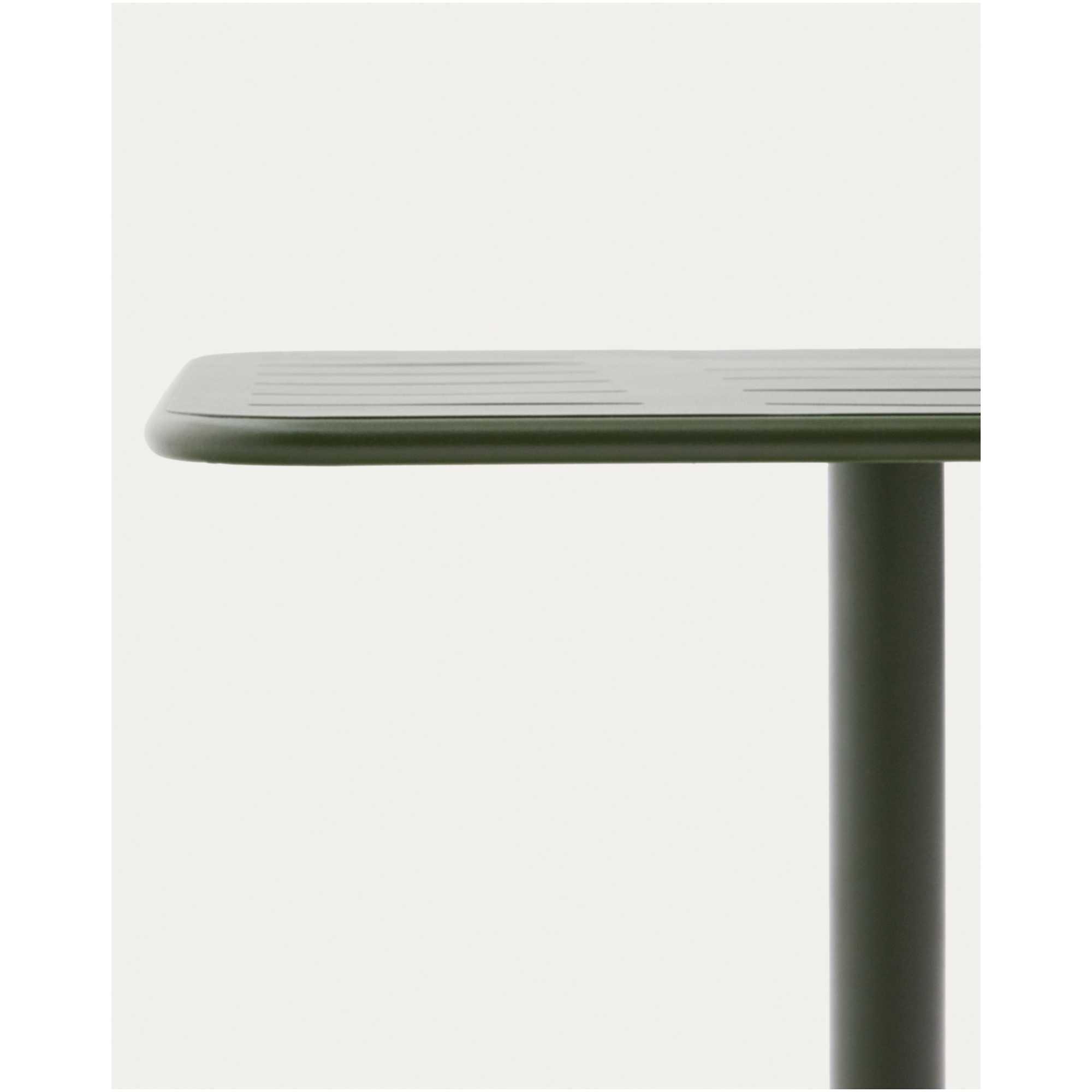 Gartentisch Bistro quadratisch Brai verzinkter Stahl grün 70x70