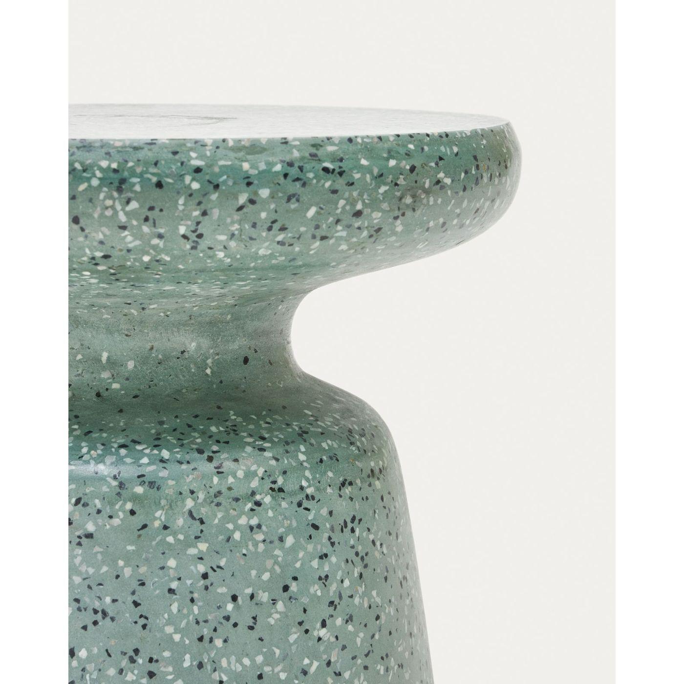 Beistelltisch Mesquida Outdoor grüner Terrazzo 39x39