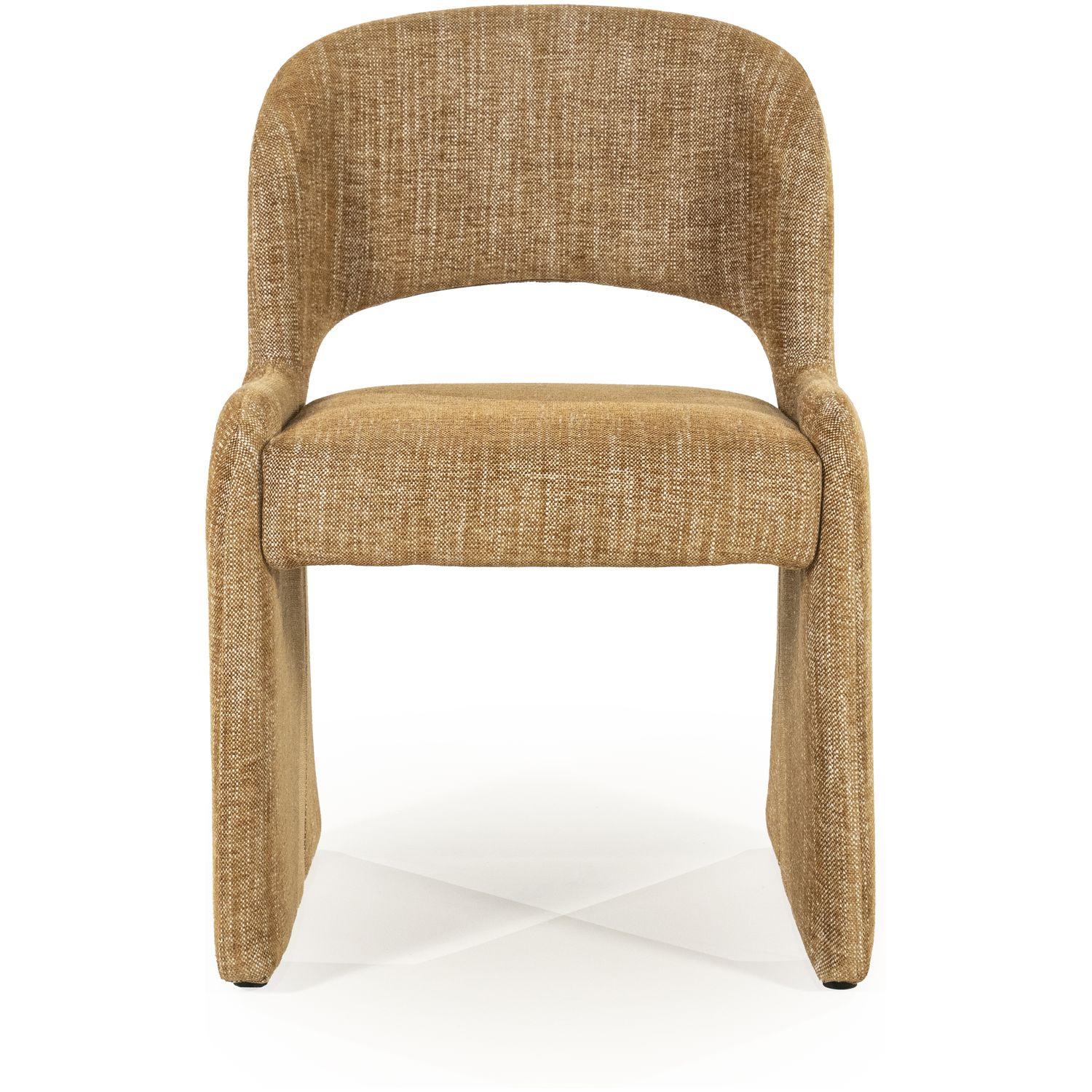 Design Polsterstuhl Serene Stoff mustard gelb
