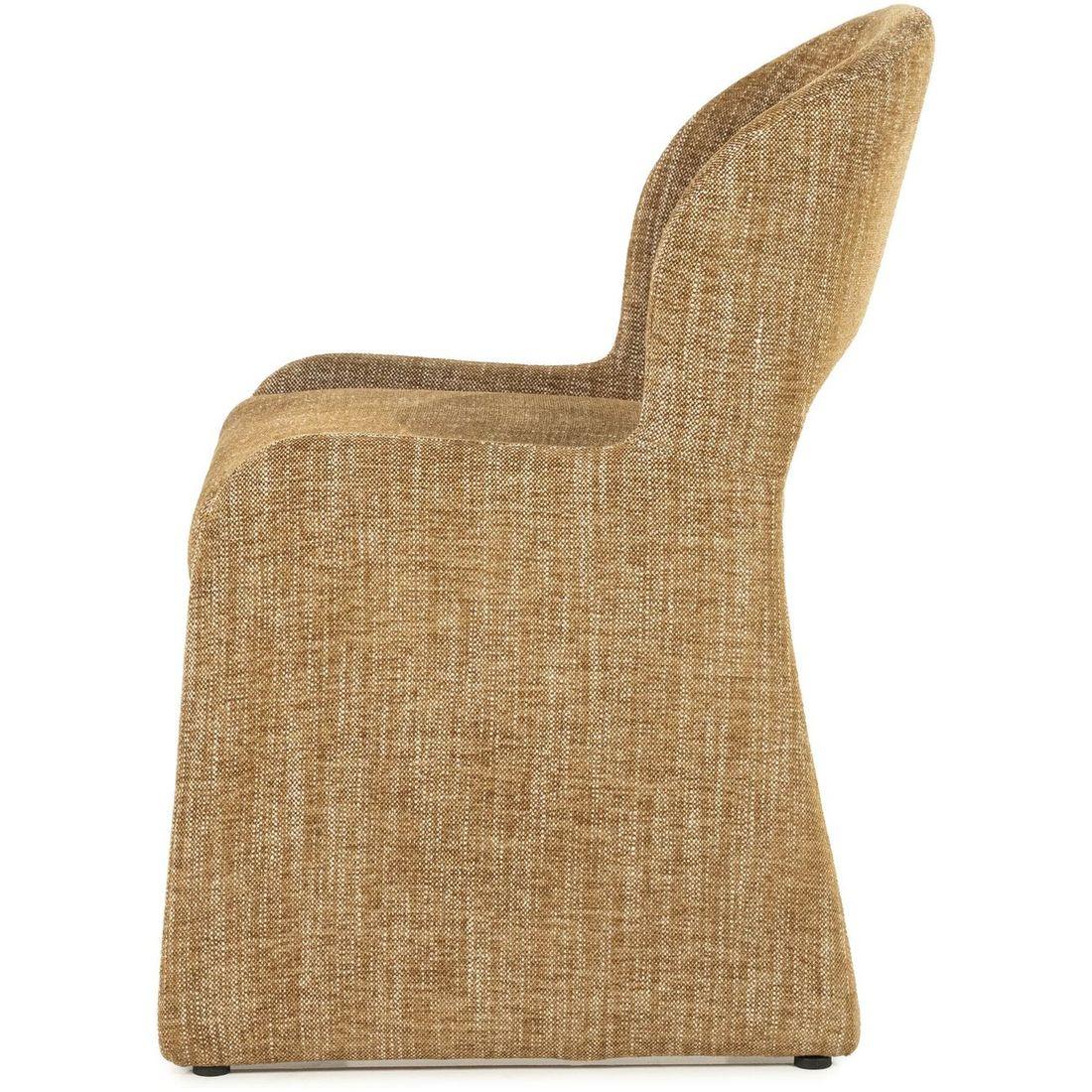 Design Polsterstuhl Serene Stoff mustard gelb