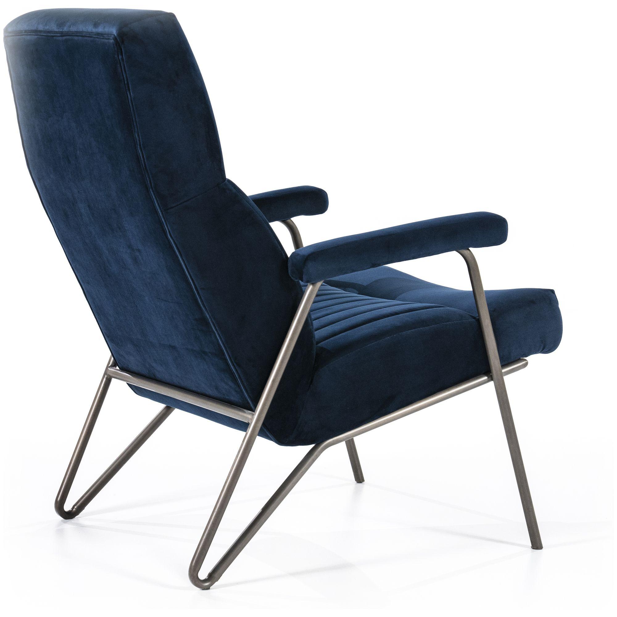 Armlehnsessel Bruce blau
