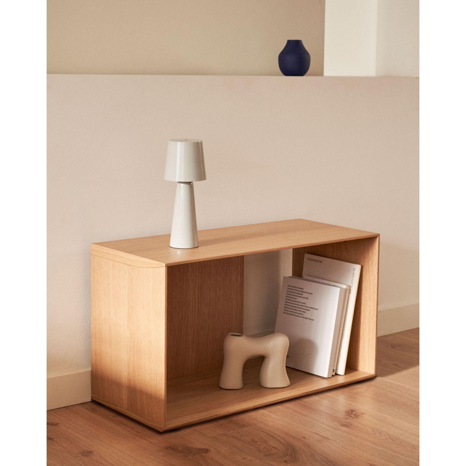 Litto mittelgrosses Regalmodul aus Eichenfurnier 67 x 38 cm