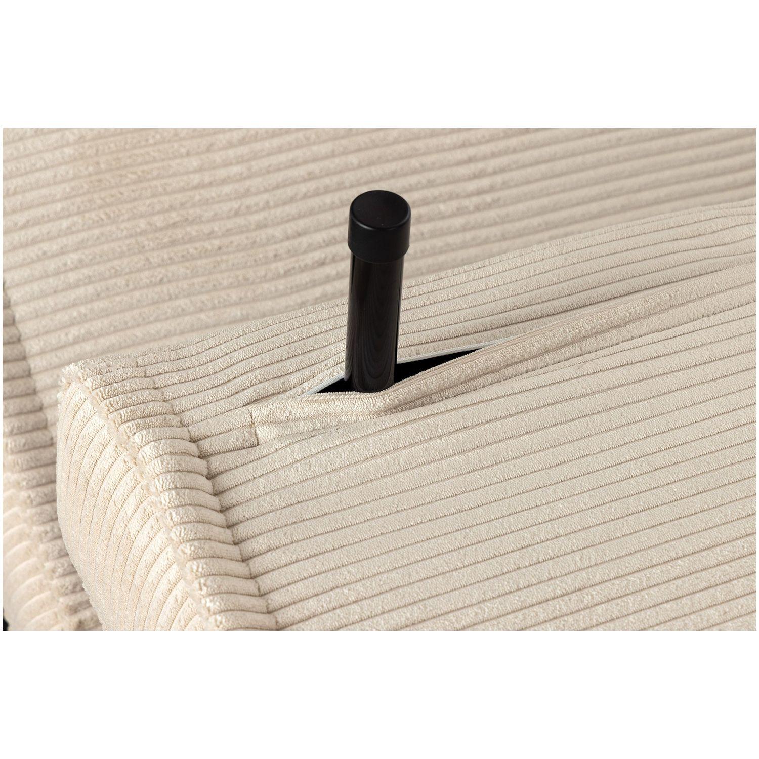 Bettsofa Copenhagen Cord Stoff beige 140